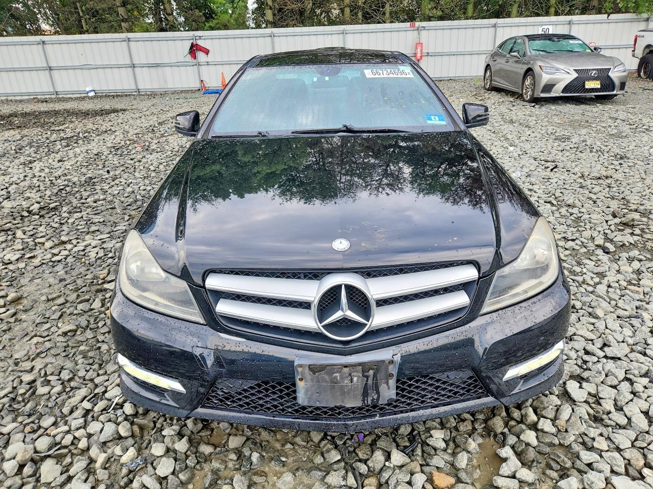 2012 Mercedes-benz C 350 4matic Black vin: WDDGJ8JB1CF893345