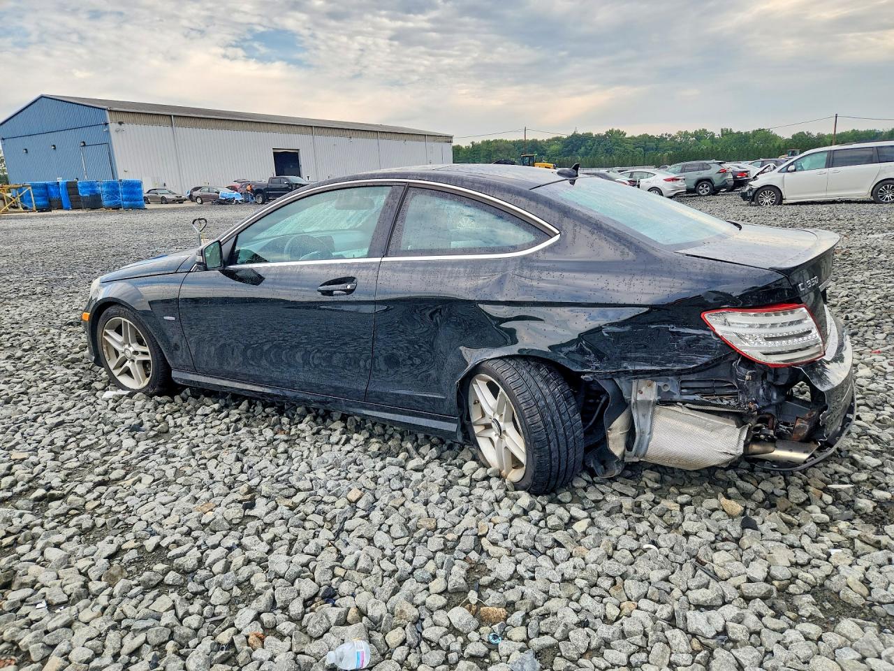 2012 Mercedes-benz C 350 4matic Black vin: WDDGJ8JB1CF893345