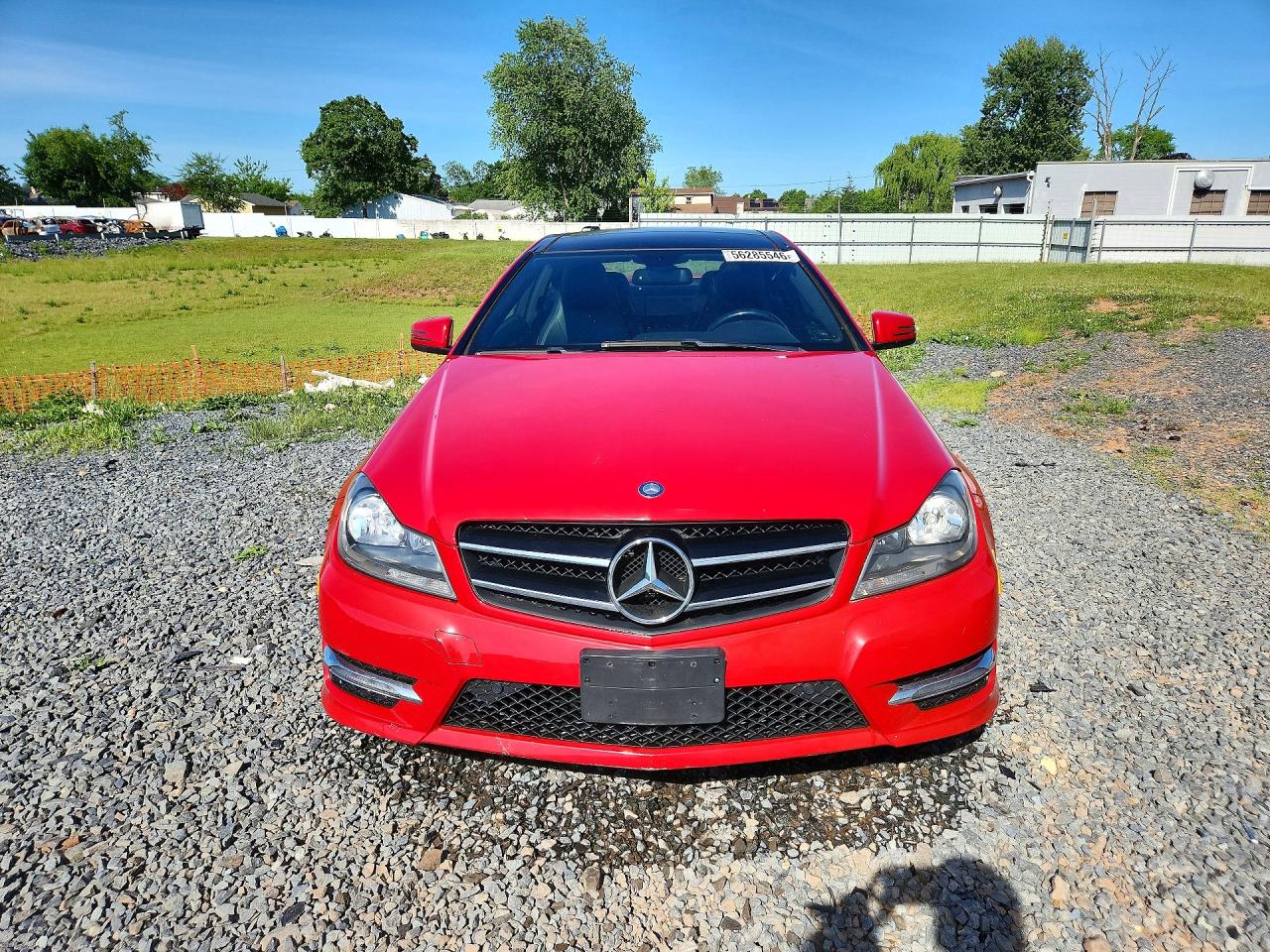 2014 Mercedes-benz C 350 4matic White vin: WDDGJ8JB1EG195556