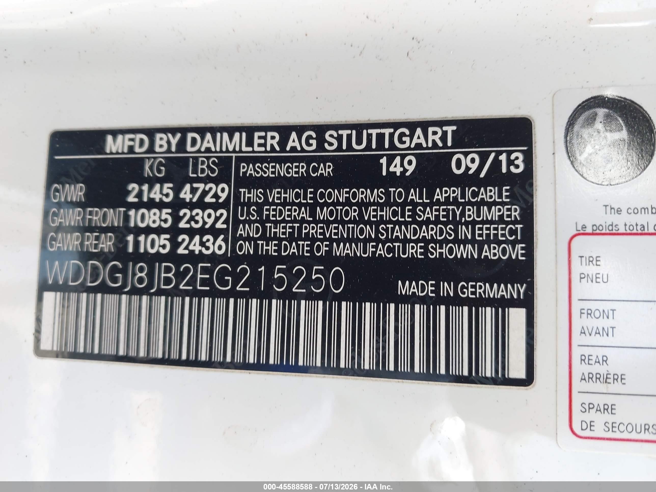 2014 Mercedes-benz C 350 Sport 4matic White vin: WDDGJ8JB2EG215250