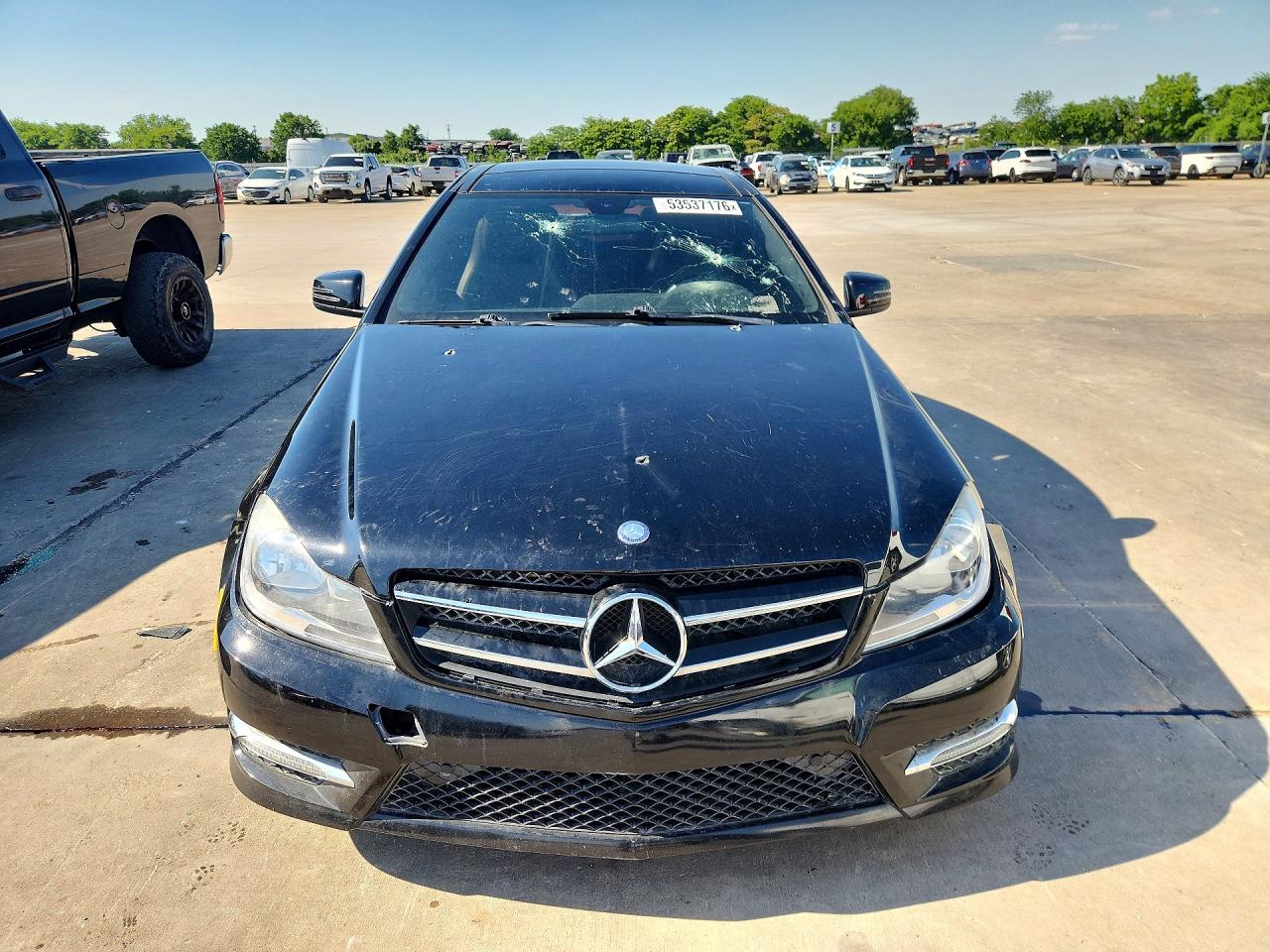 2013 Mercedes-benz C 350 4matic Black vin: WDDGJ8JB3DG065082