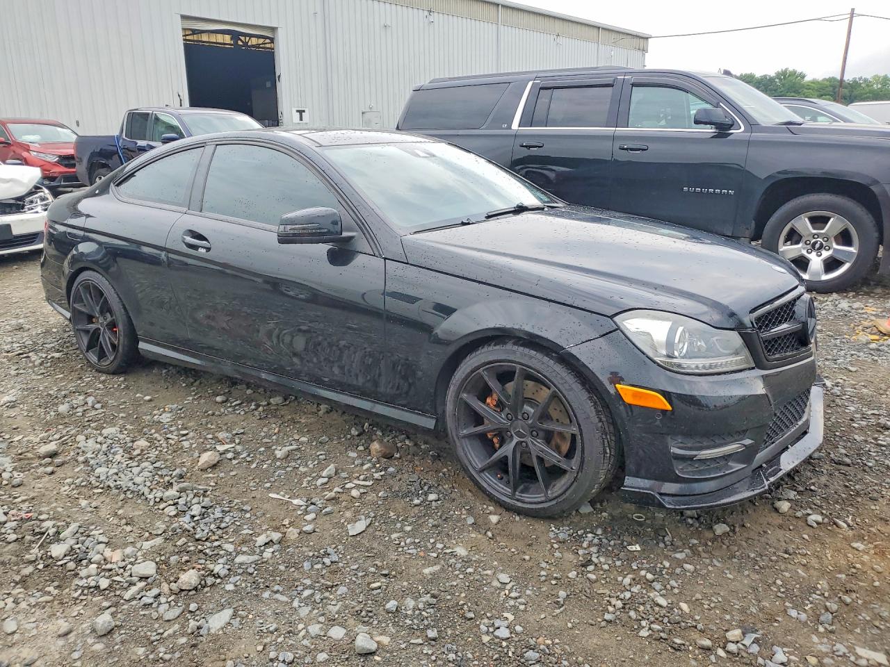 2013 Mercedes-benz C 350 4matic Black vin: WDDGJ8JB4DG050073