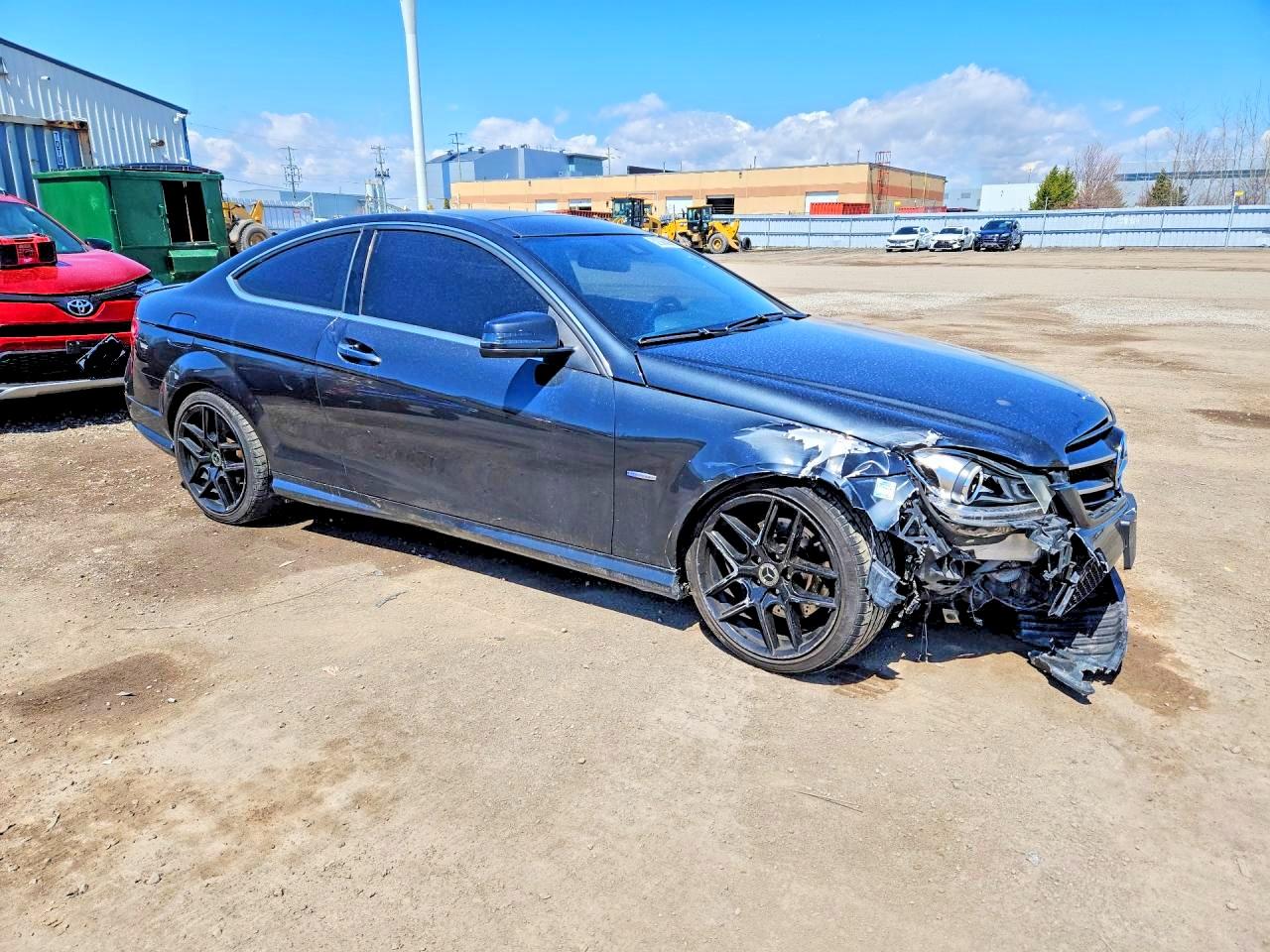 2012 Mercedes-benz C 350 4matic Угольный vin: WDDGJ8JB9CF888670