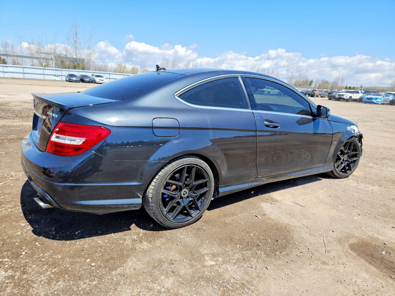 2012 Mercedes-benz C 350 4matic Угольный vin: WDDGJ8JB9CF888670