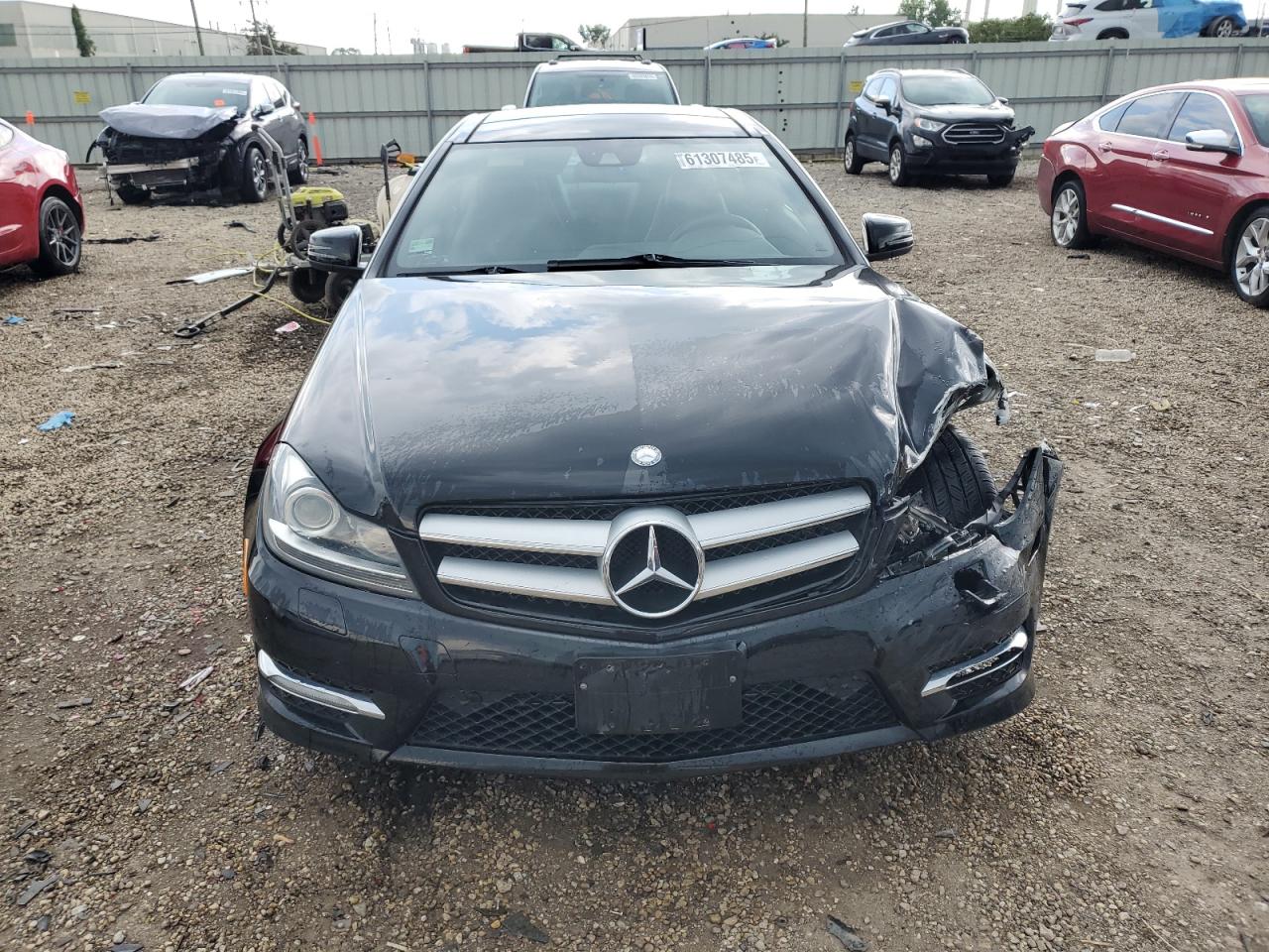 2012 Mercedes-benz C 350 4matic Black vin: WDDGJ8JBXCF902883