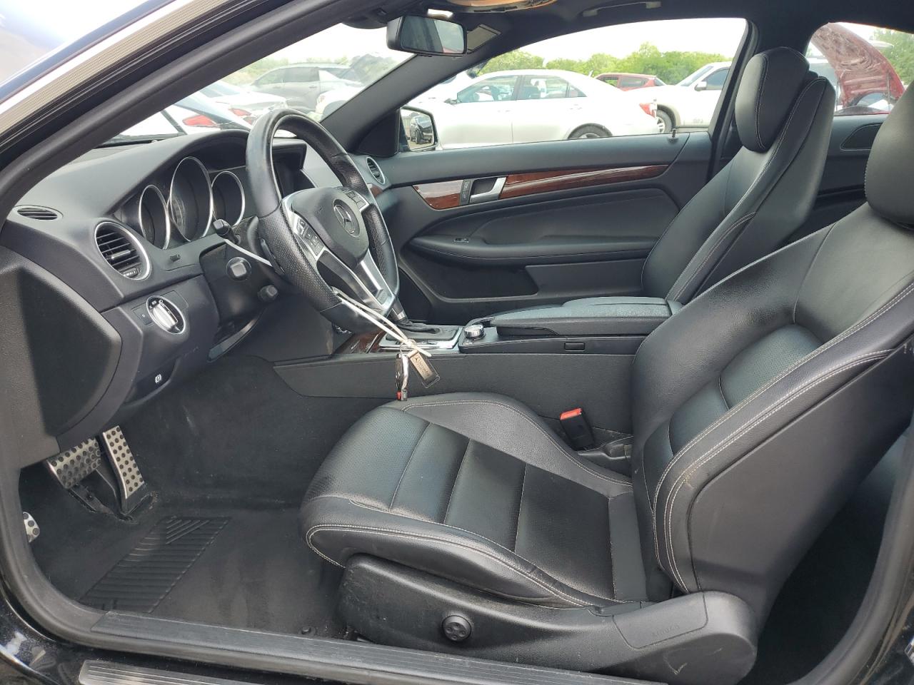 2012 Mercedes-benz C 350 4matic Black vin: WDDGJ8JBXCF902883