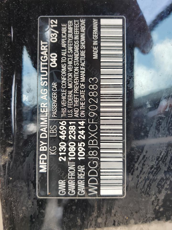 2012 Mercedes-benz C 350 4matic Black vin: WDDGJ8JBXCF902883