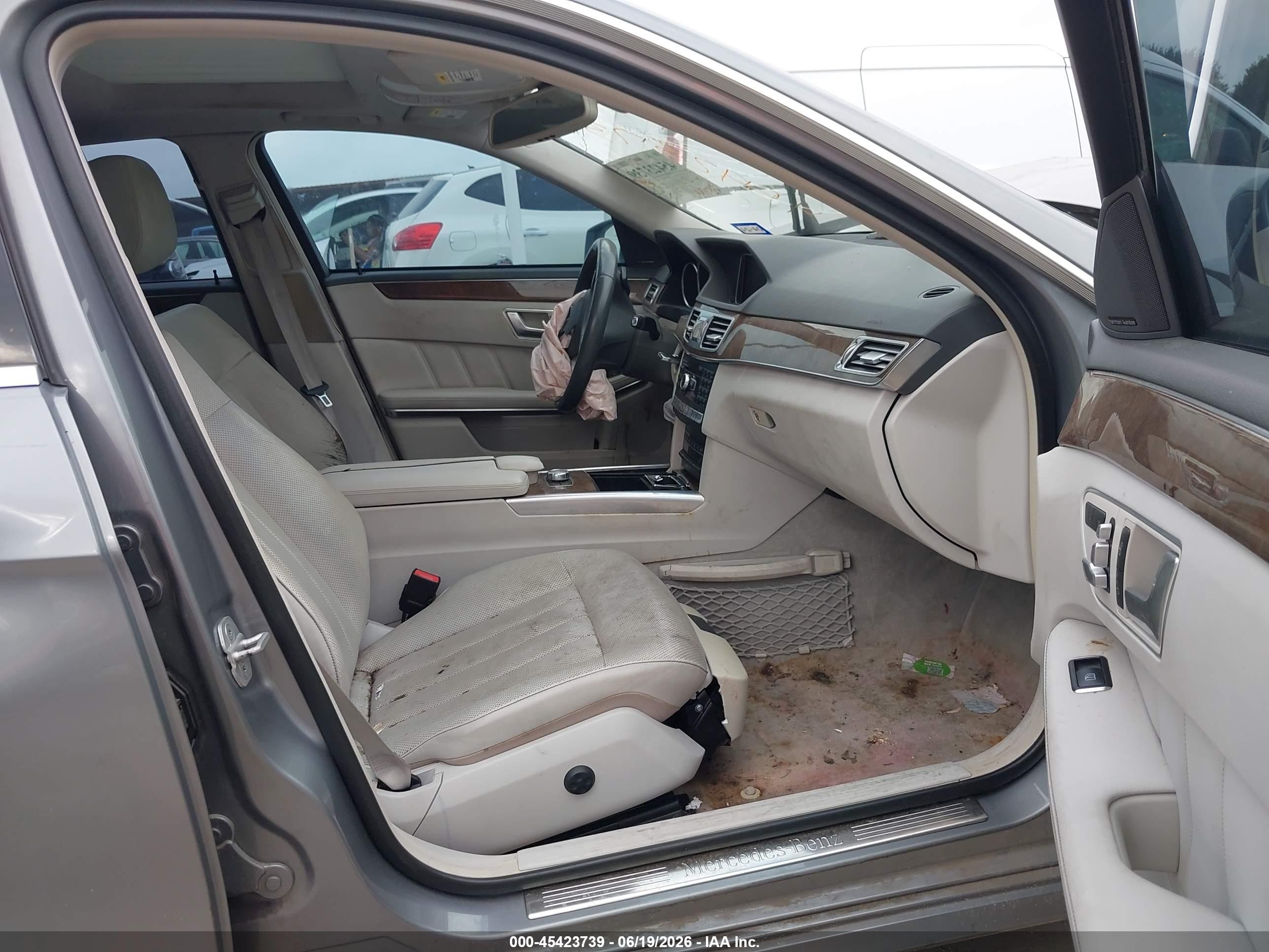 2014 Mercedes-benz E 250 Bluetec   Gray vin: WDDHF0EB2EA995285