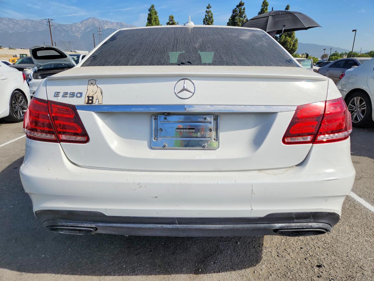 2014 Mercedes-benz E 250 Bluetec White vin: WDDHF0EB5EA995605