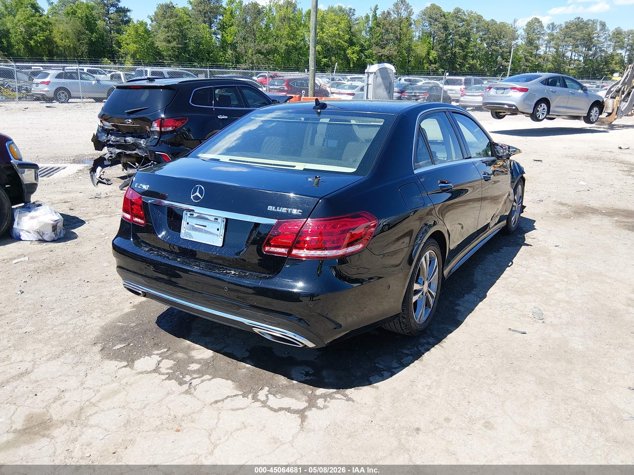 2014 Mercedes-benz E 250 Bluetec   Black vin: WDDHF0EB9EA880294
