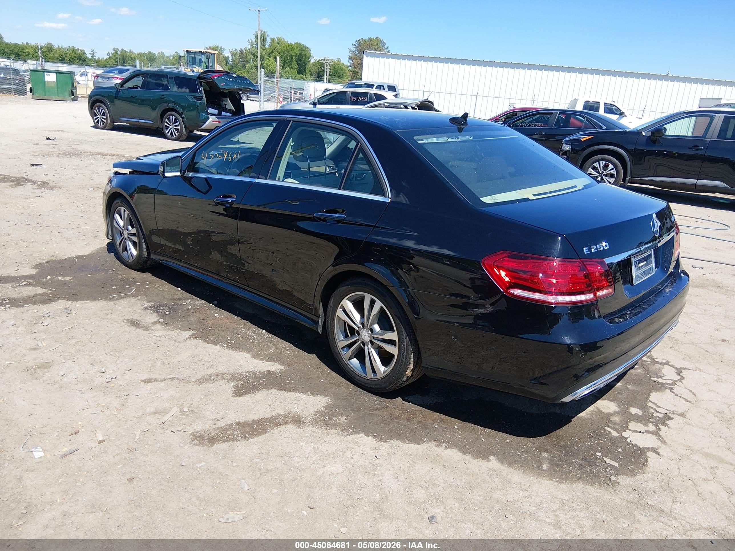 2014 Mercedes-benz E 250 Bluetec   Black vin: WDDHF0EB9EA880294
