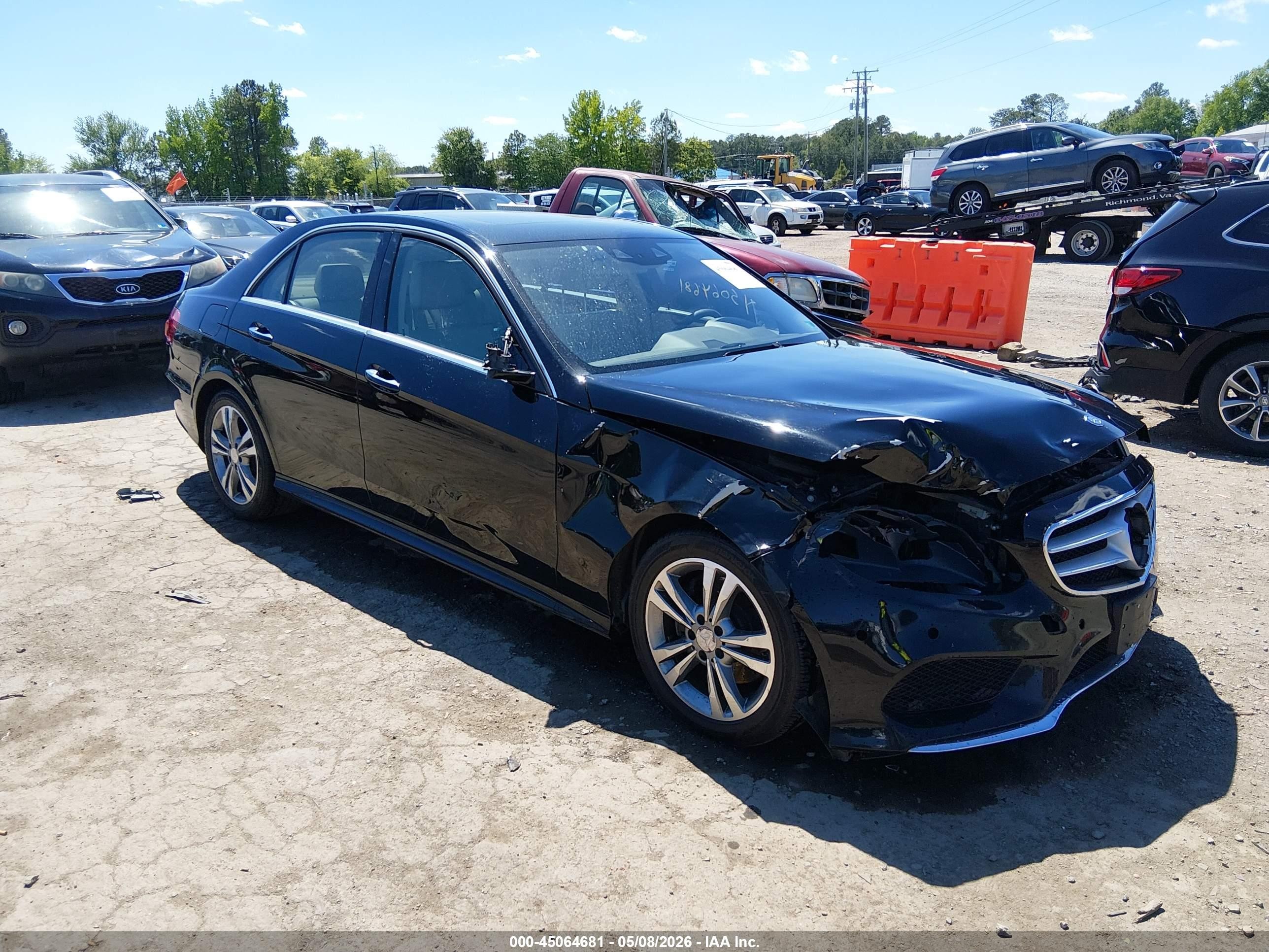 2014 Mercedes-benz E 250 Bluetec   Black vin: WDDHF0EB9EA880294