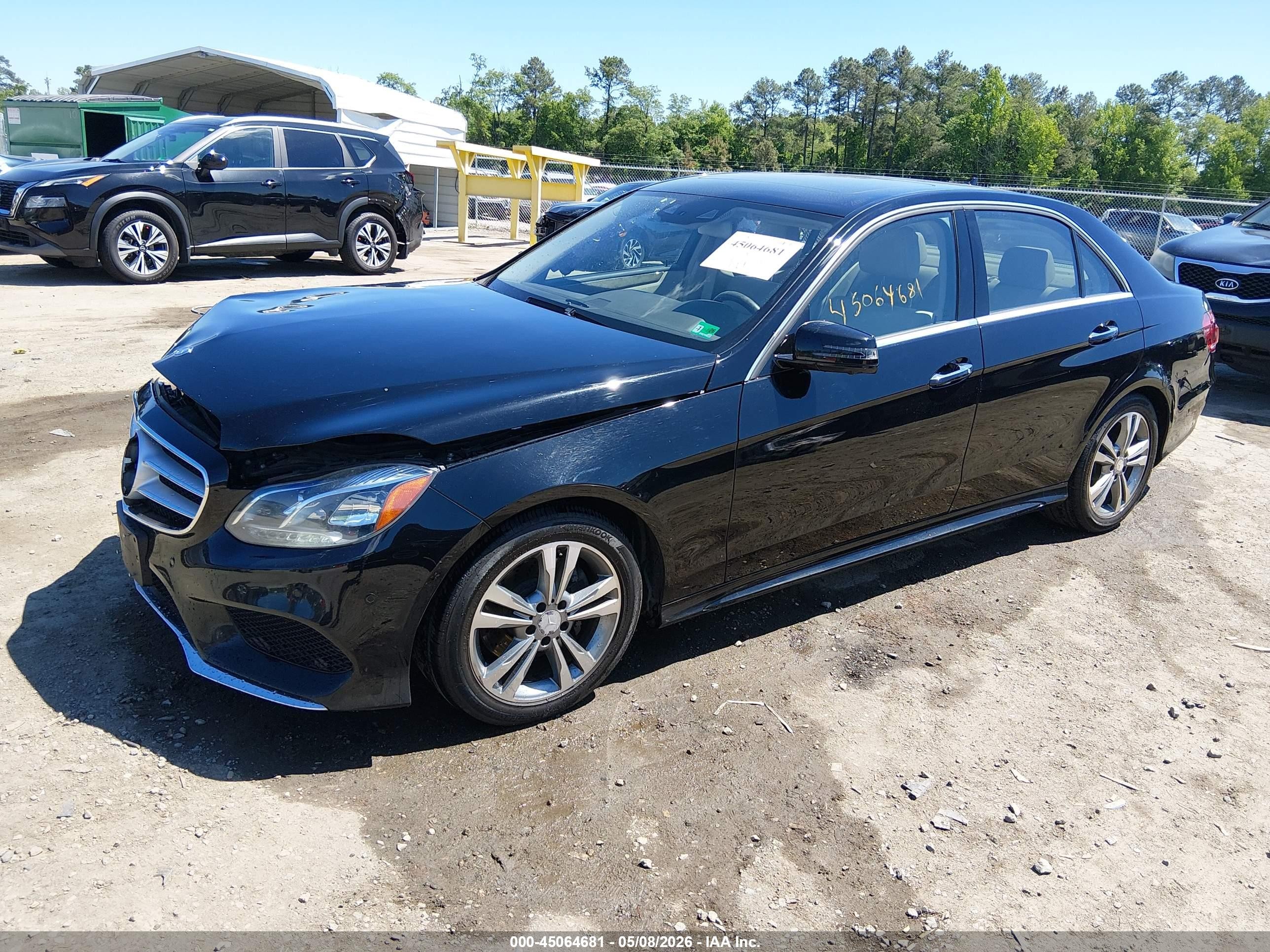 2014 Mercedes-benz E 250 Bluetec   Black vin: WDDHF0EB9EA880294