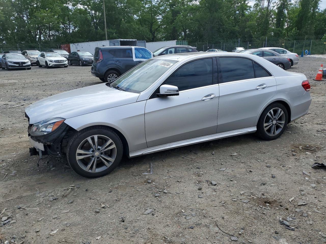 2014 Mercedes-benz E 250 Bluetec Silver vin: WDDHF0EB9EA894308