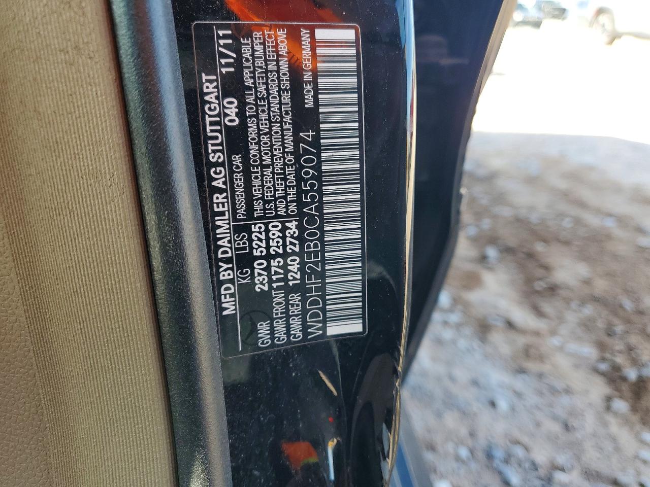 2012 Mercedes-benz E 350 Bluetec Black vin: WDDHF2EB0CA559074