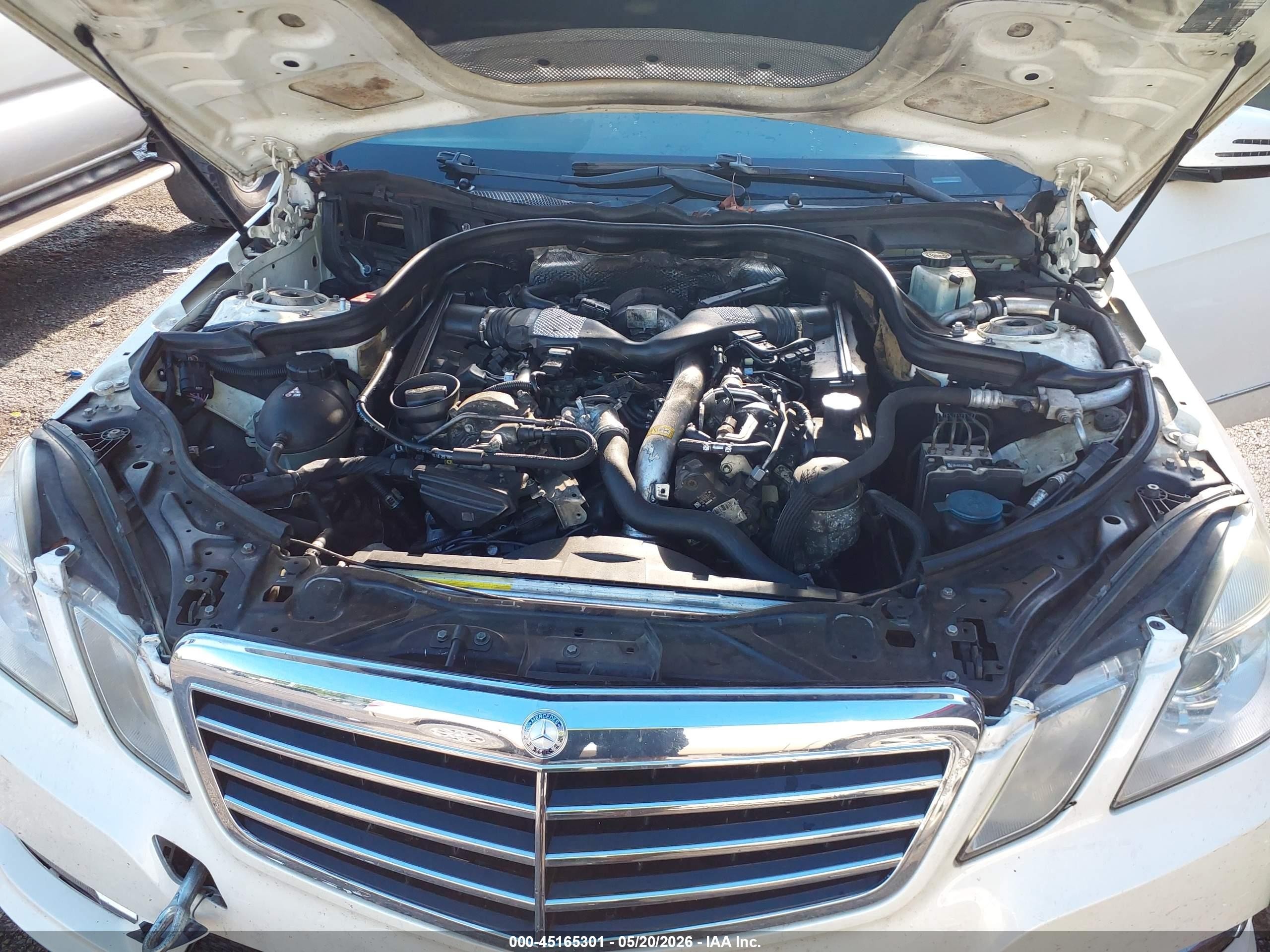 2012 Mercedes-benz E 350 Bluetec White vin: WDDHF2EB0CA583763