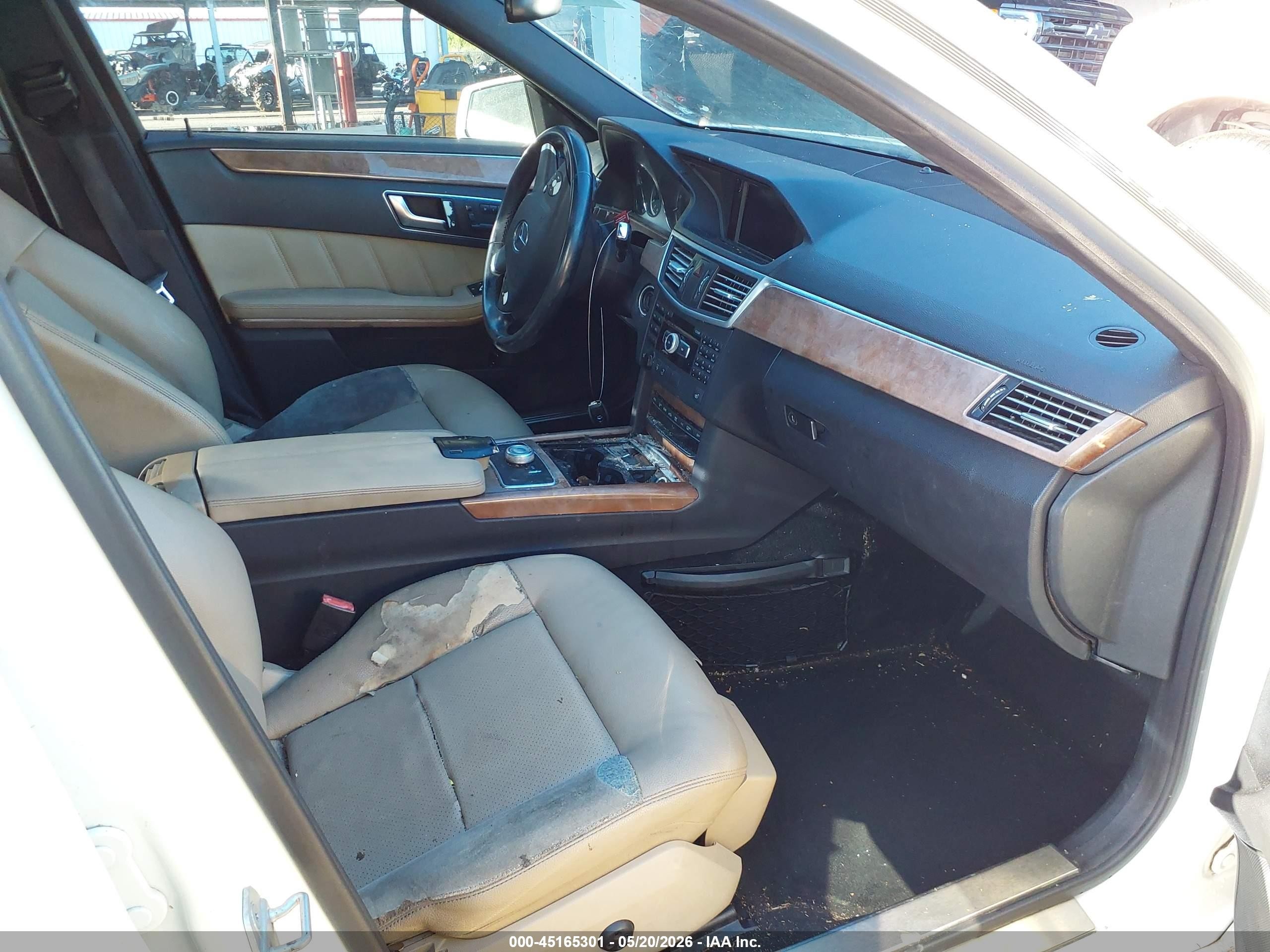 2012 Mercedes-benz E 350 Bluetec White vin: WDDHF2EB0CA583763