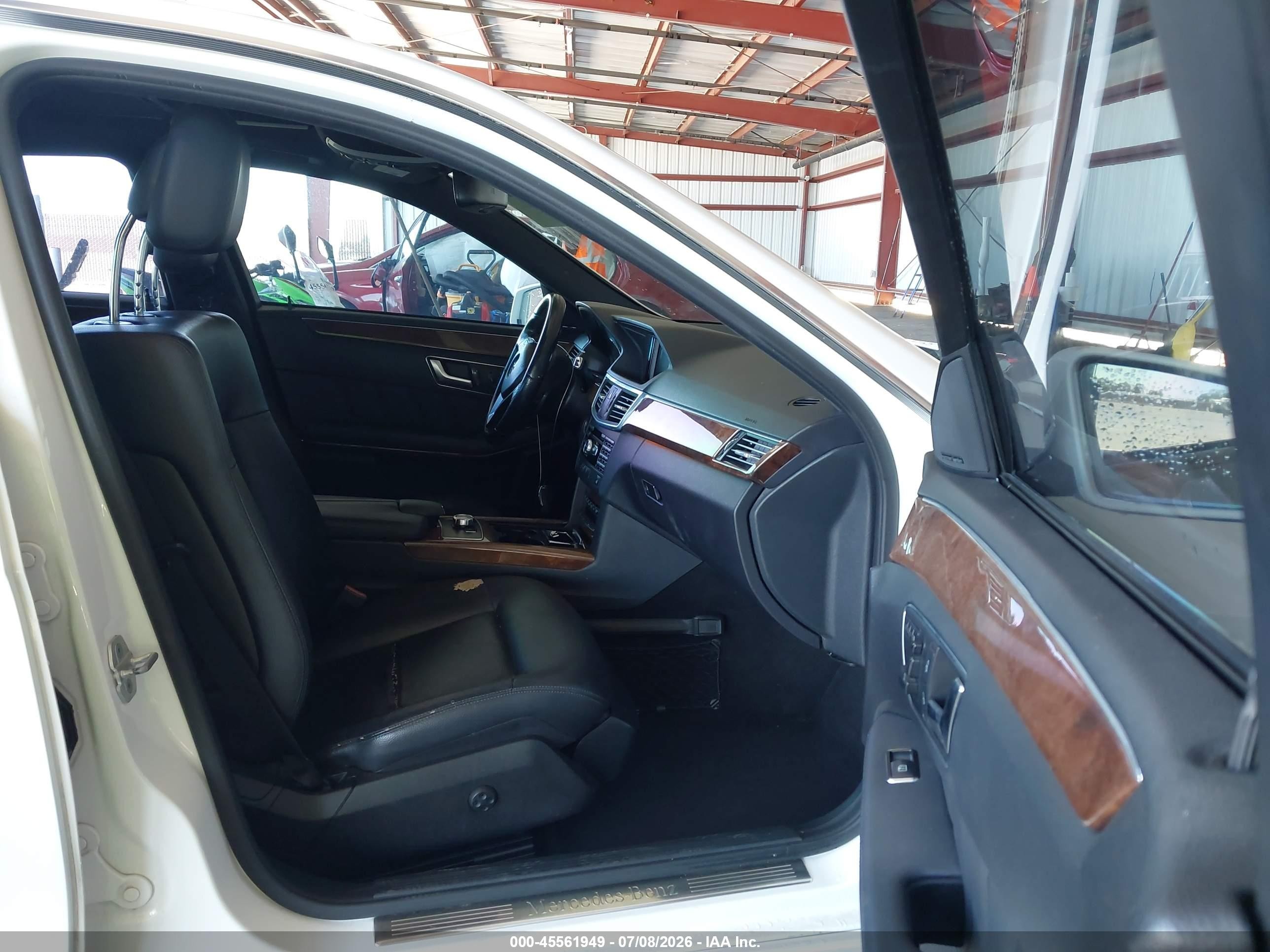 2013 Mercedes-benz E 350 Bluetec   White vin: WDDHF2EB0DA695545
