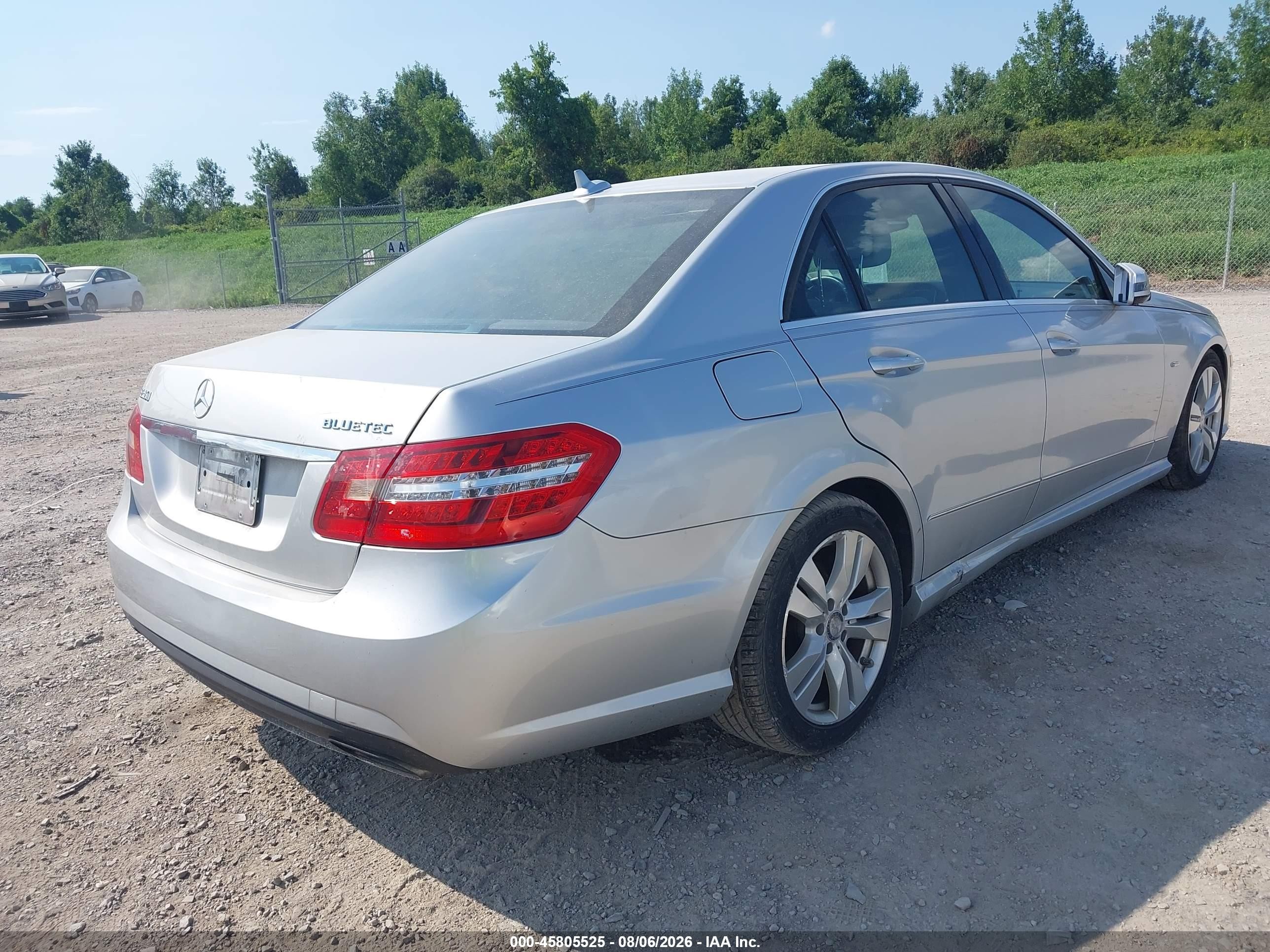 2012 Mercedes-benz E 350 Bluetec   Серебряный vin: WDDHF2EB1CA607049