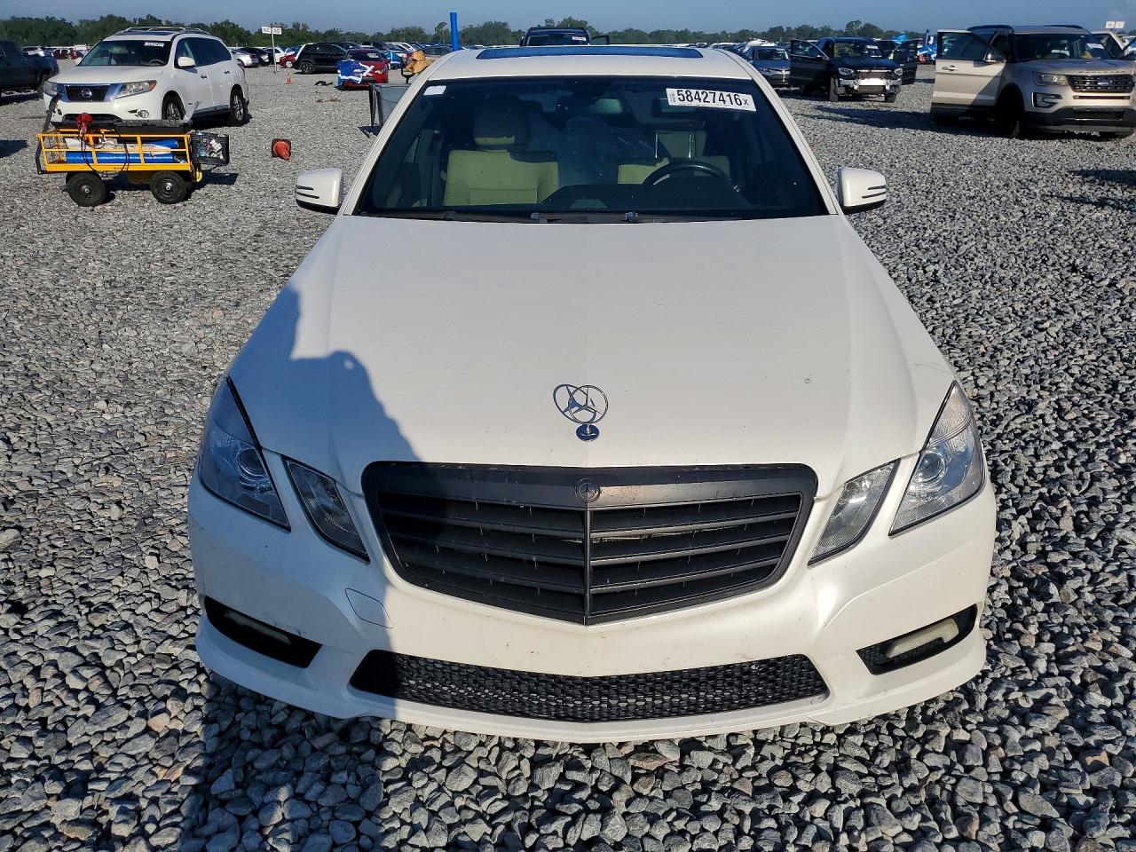 2011 Mercedes-benz E 350 Bluetec White vin: WDDHF2EB2BA399052