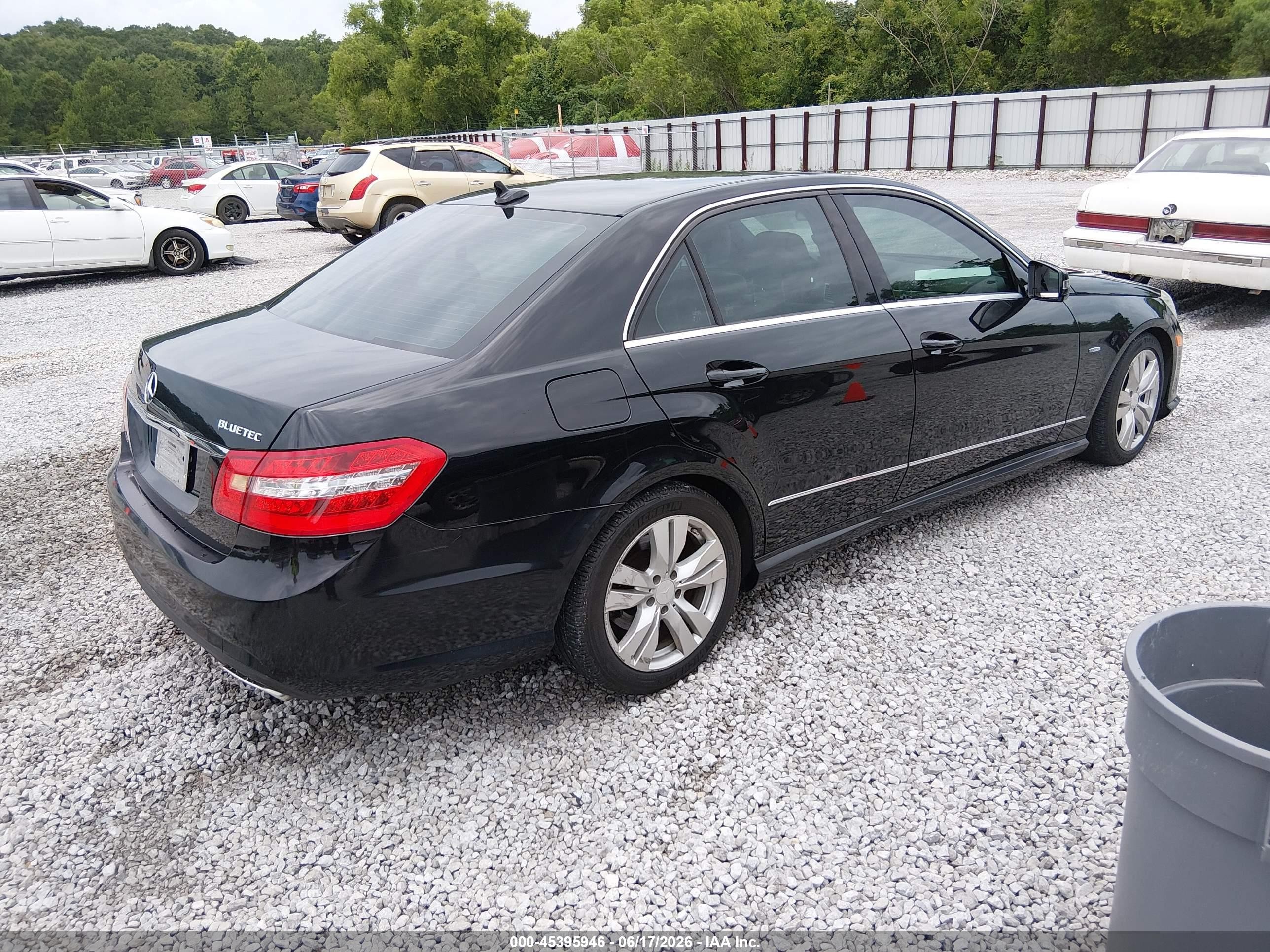 2011 Mercedes-benz E 350 Bluetec   Черный vin: WDDHF2EB2BA416710