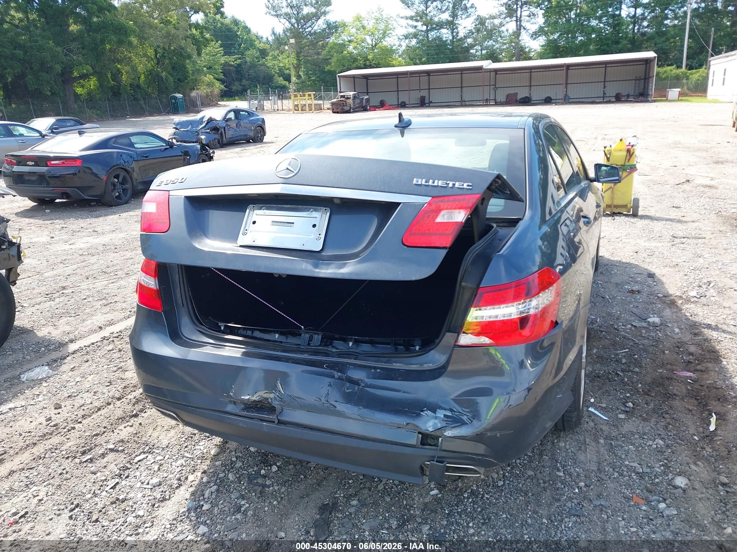 2012 Mercedes-benz E 350 Bluetec   Gray vin: WDDHF2EB2CA522849
