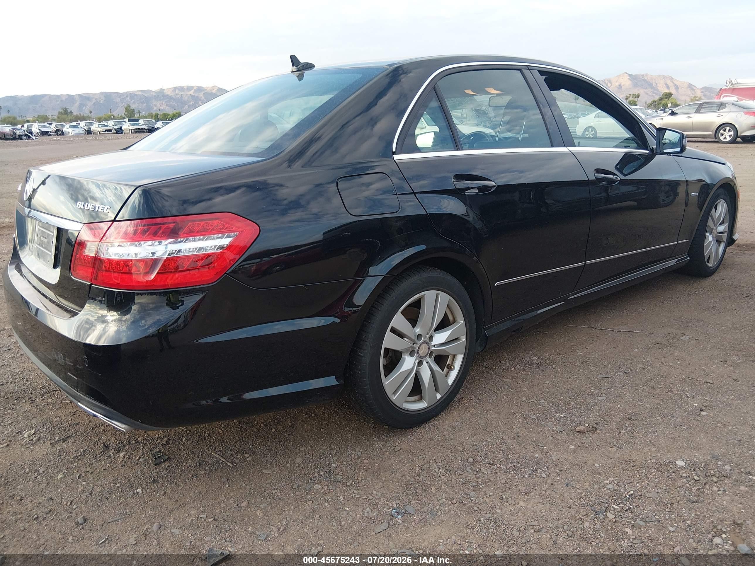 2012 Mercedes-benz E 350 Bluetec Black vin: WDDHF2EB3CA519345