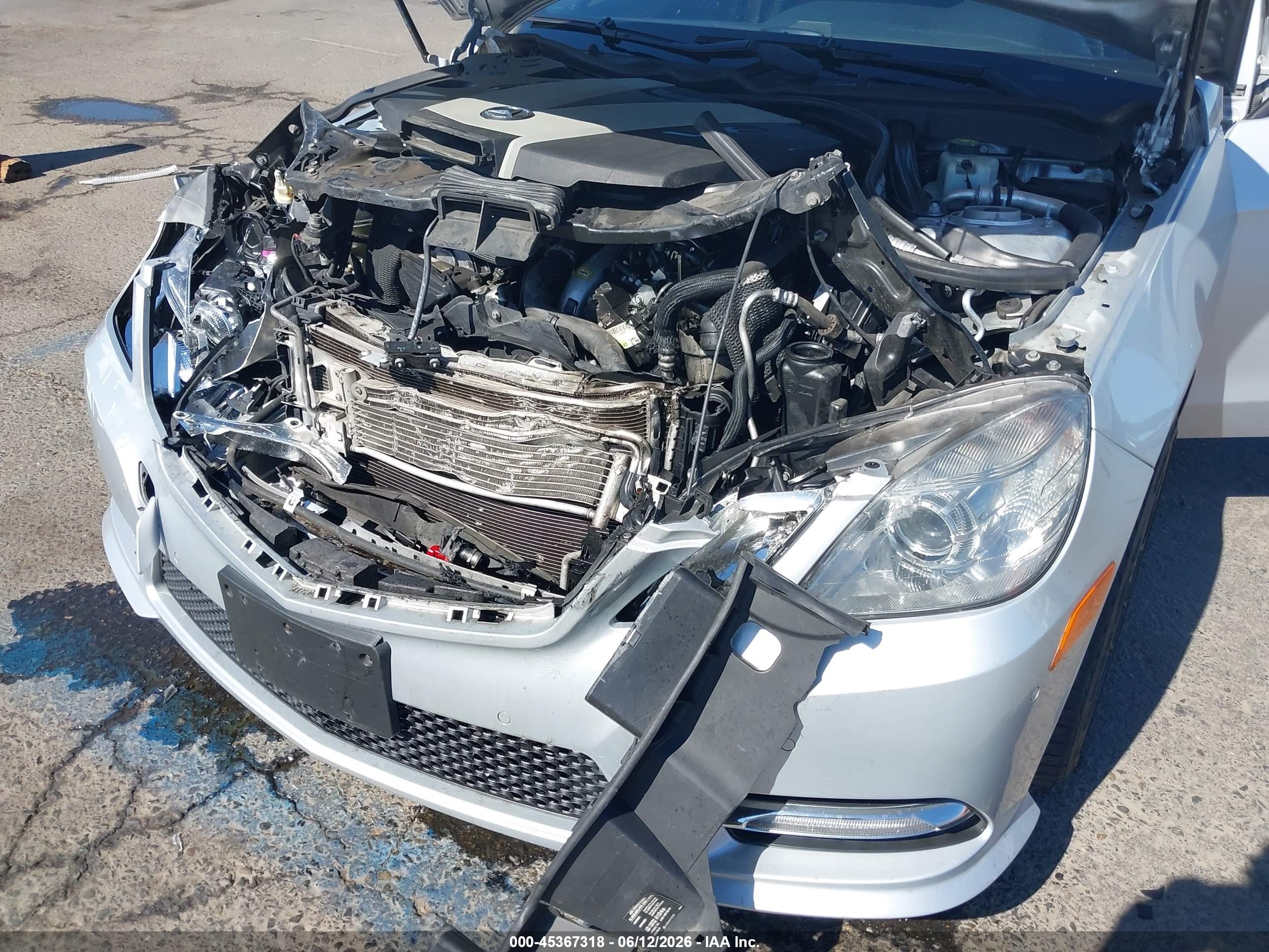 2012 Mercedes-benz E 350 Bluetec   Серебряный vin: WDDHF2EB4CA627358