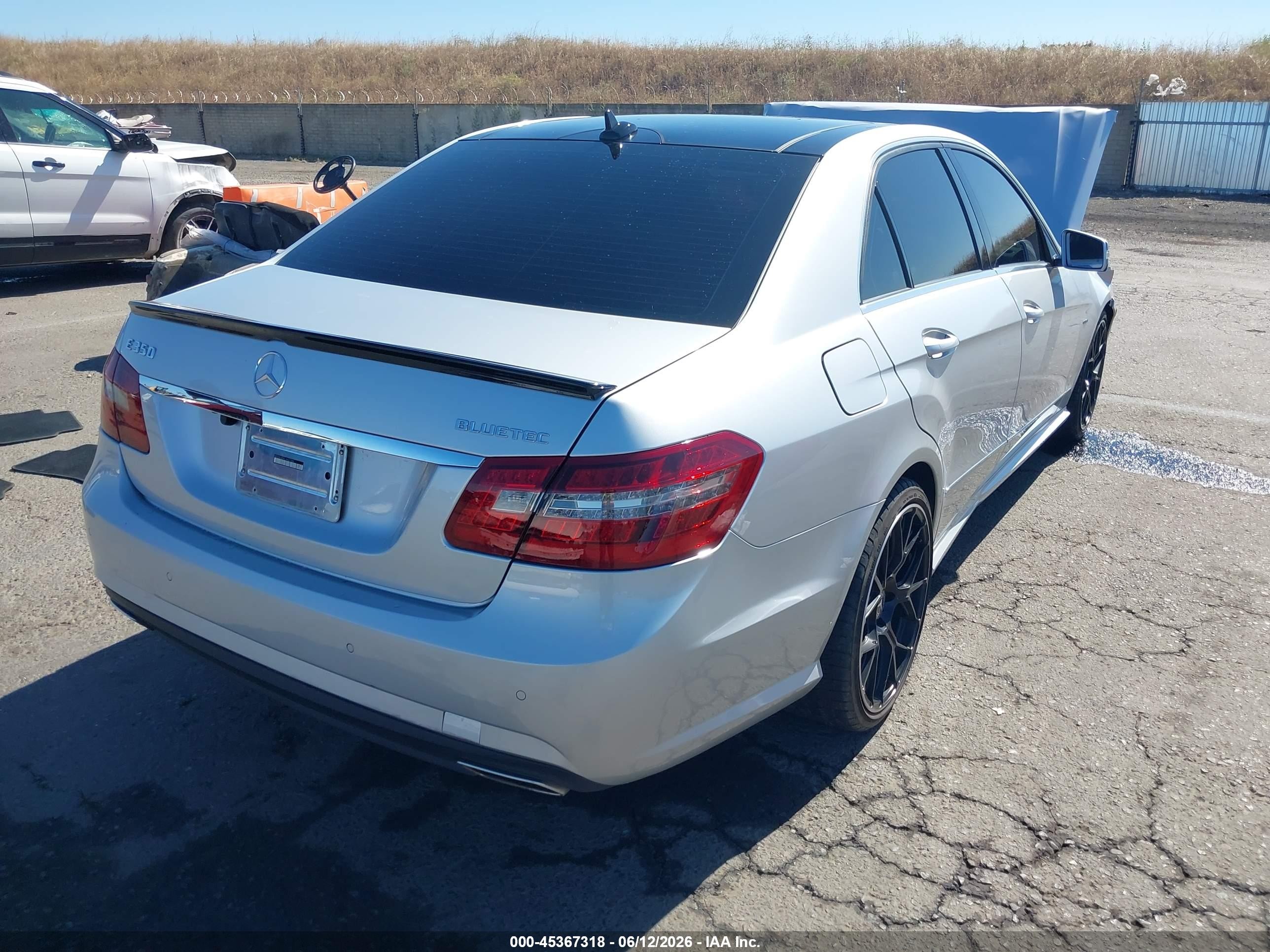 2012 Mercedes-benz E 350 Bluetec   Серебряный vin: WDDHF2EB4CA627358