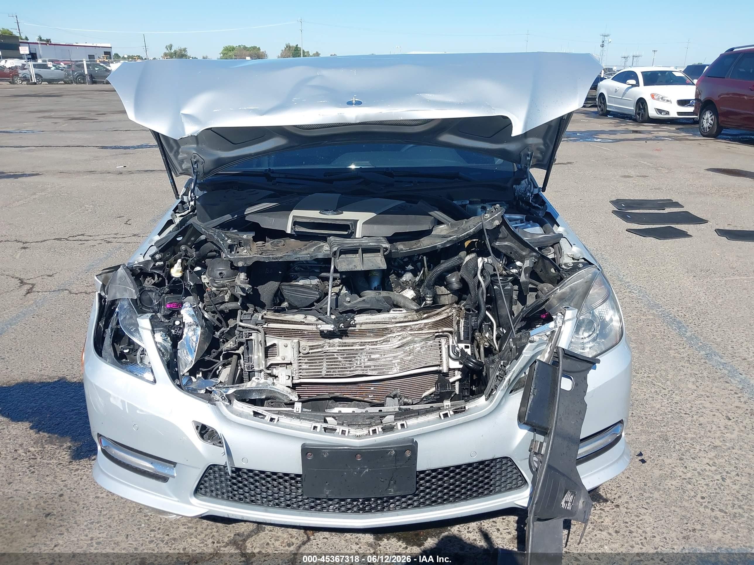 2012 Mercedes-benz E 350 Bluetec   Серебряный vin: WDDHF2EB4CA627358
