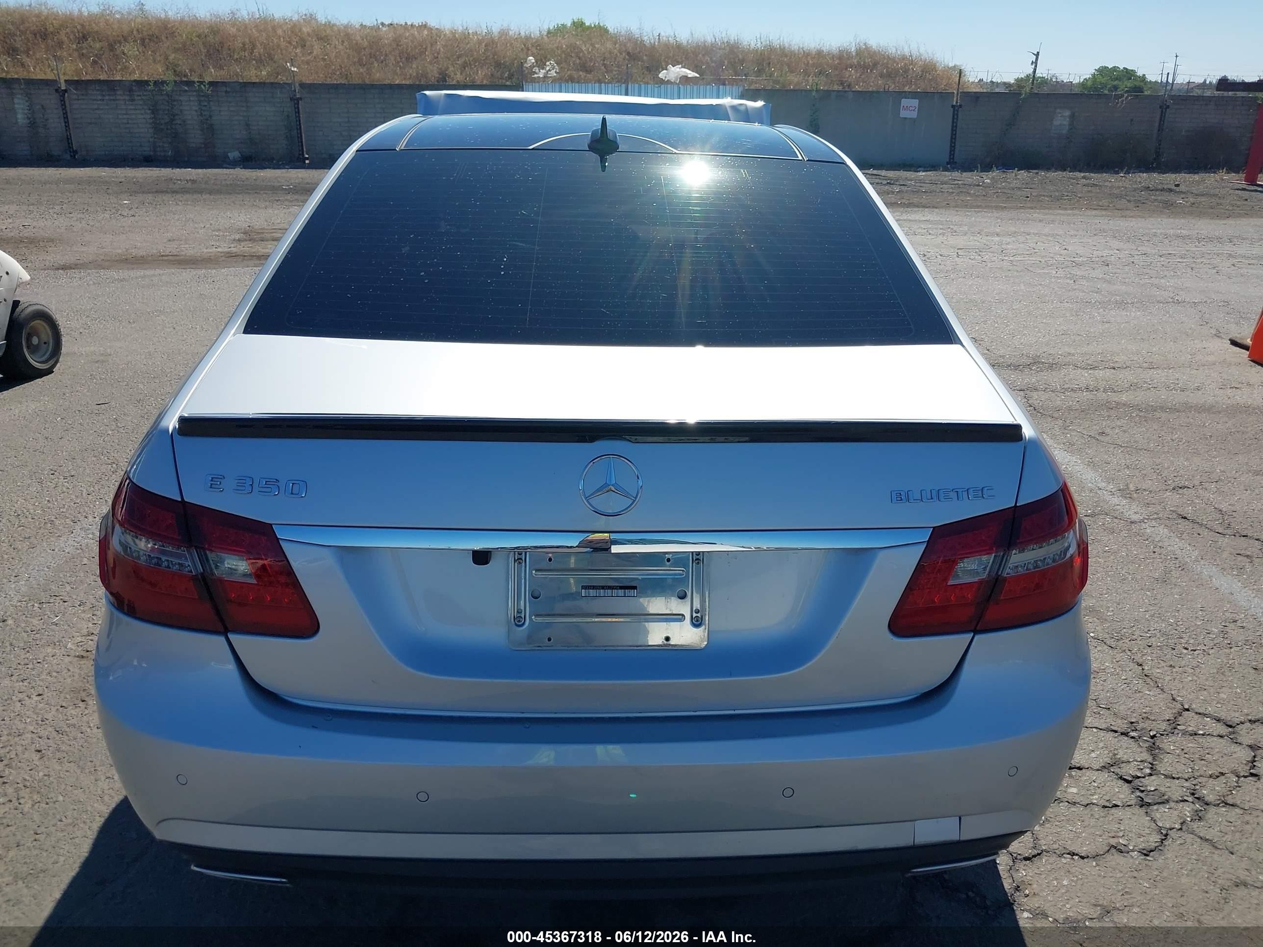 2012 Mercedes-benz E 350 Bluetec   Серебряный vin: WDDHF2EB4CA627358