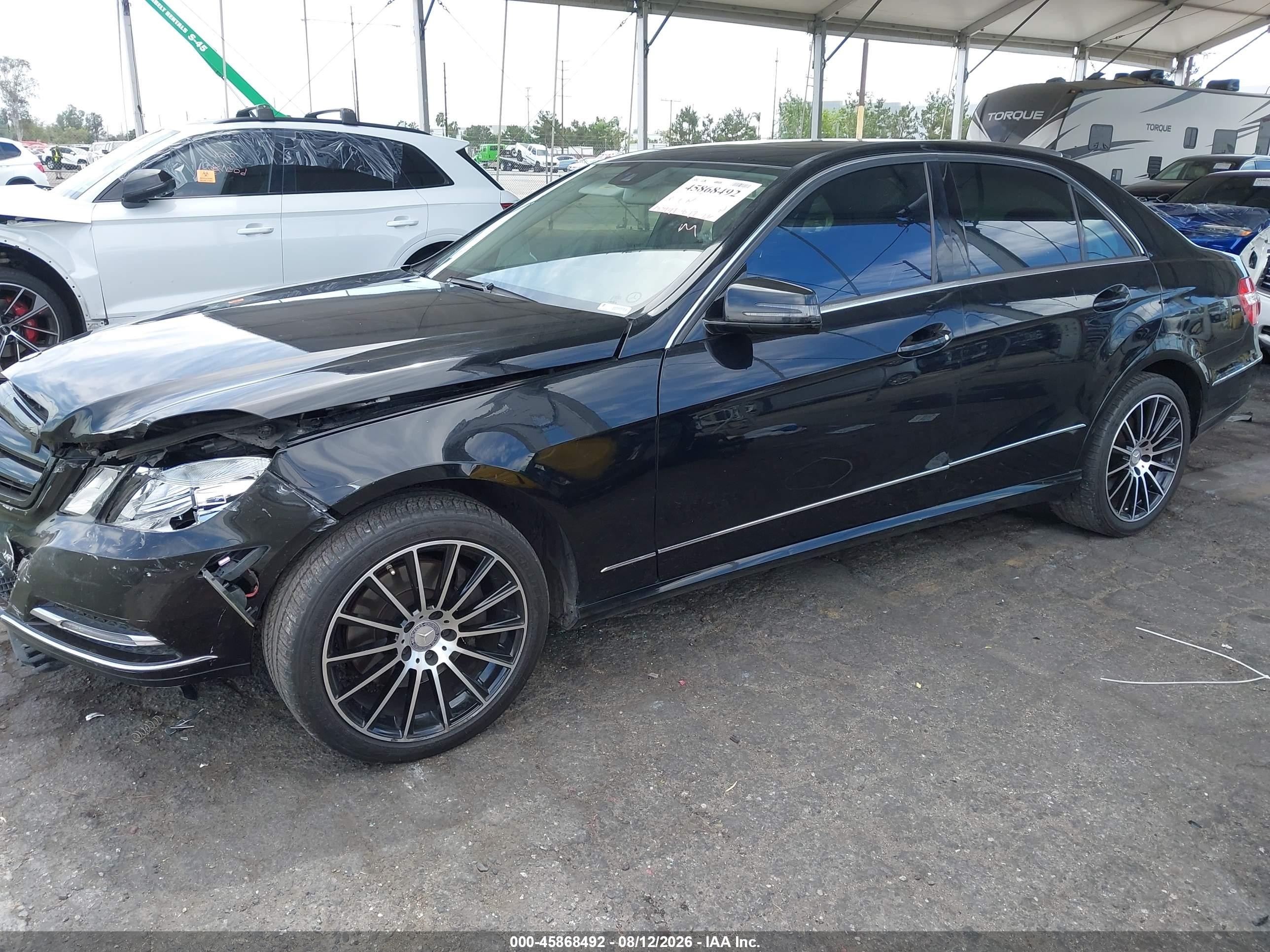 2013 Mercedes-benz E 350 Bluetec   Black vin: WDDHF2EB4DA753625