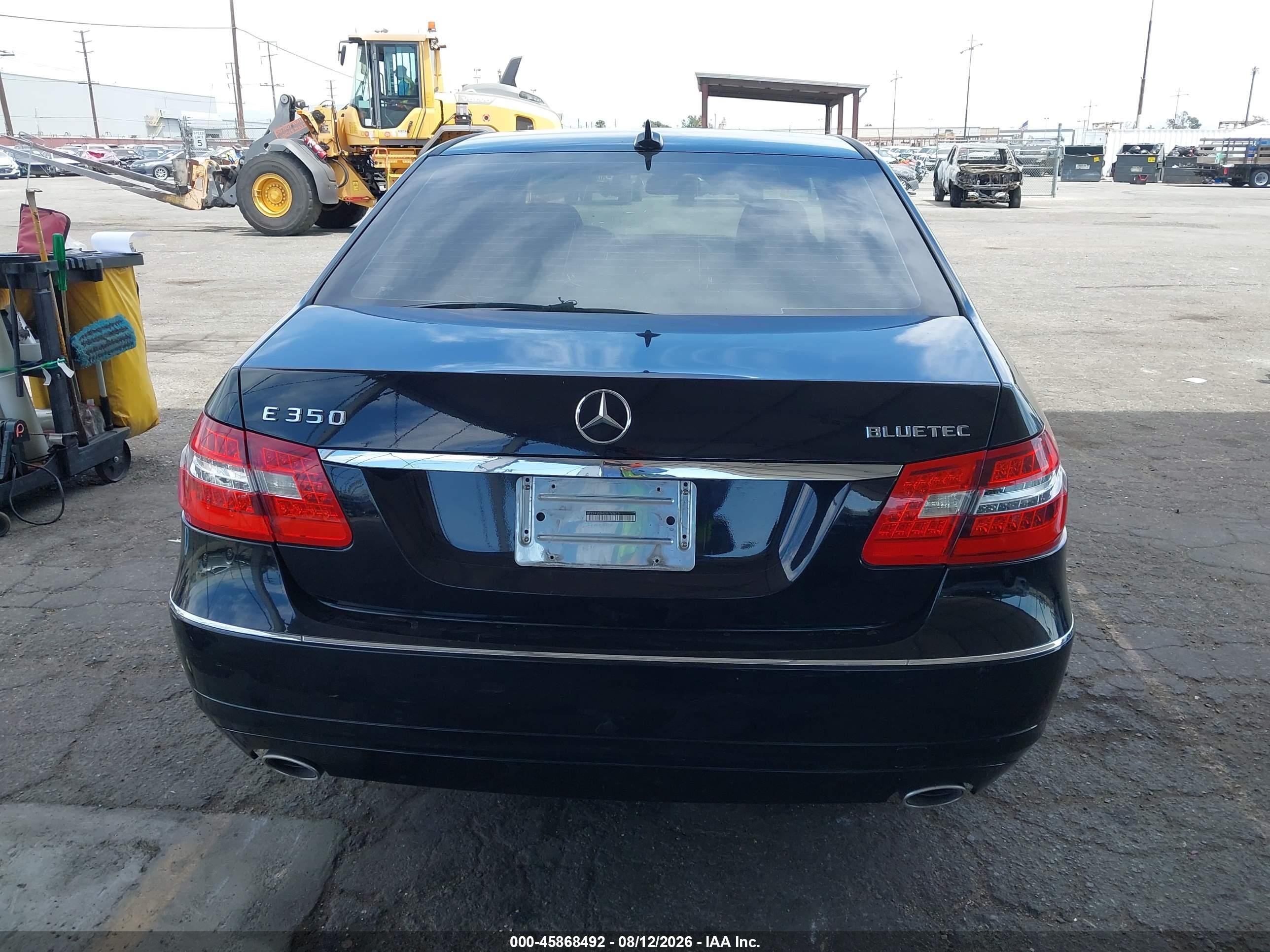 2013 Mercedes-benz E 350 Bluetec   Black vin: WDDHF2EB4DA753625