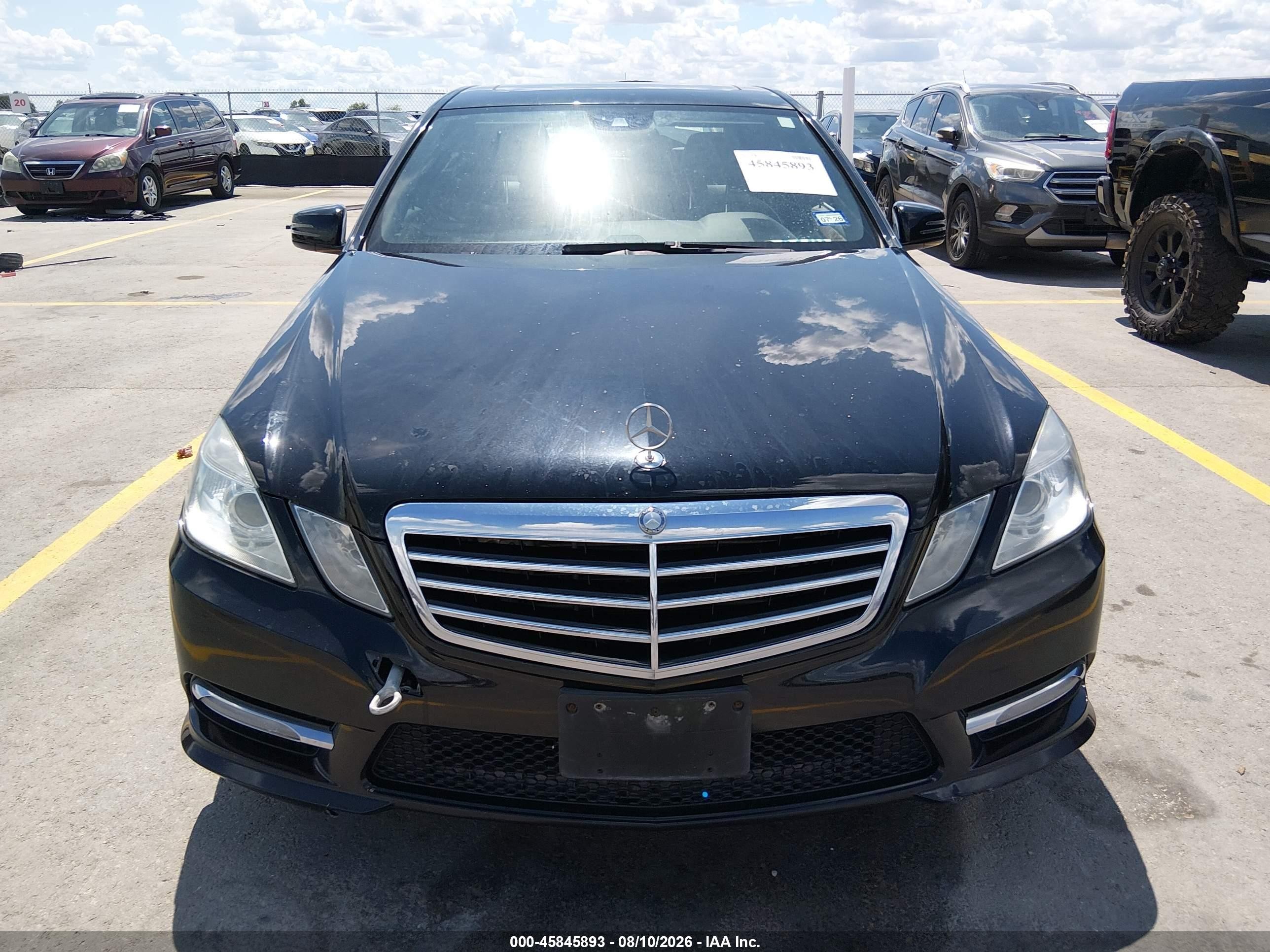 2012 Mercedes-benz E 350 Bluetec   Black vin: WDDHF2EB6CA603269