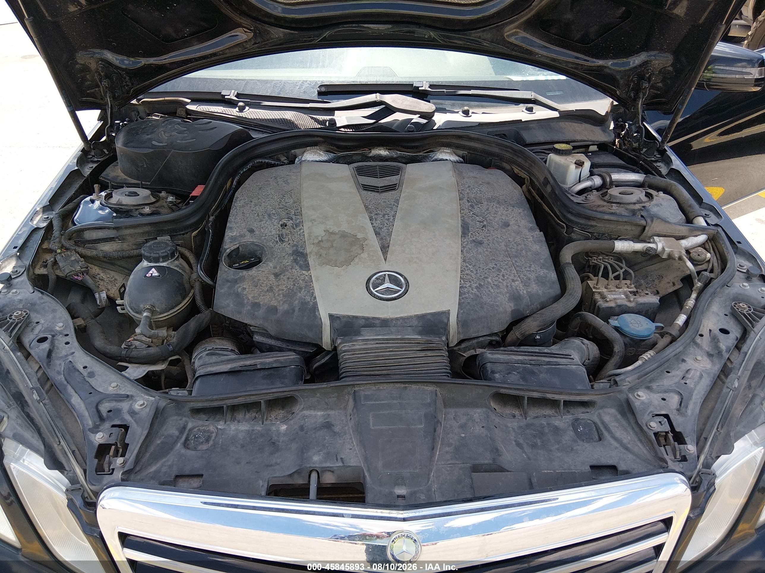2012 Mercedes-benz E 350 Bluetec   Black vin: WDDHF2EB6CA603269