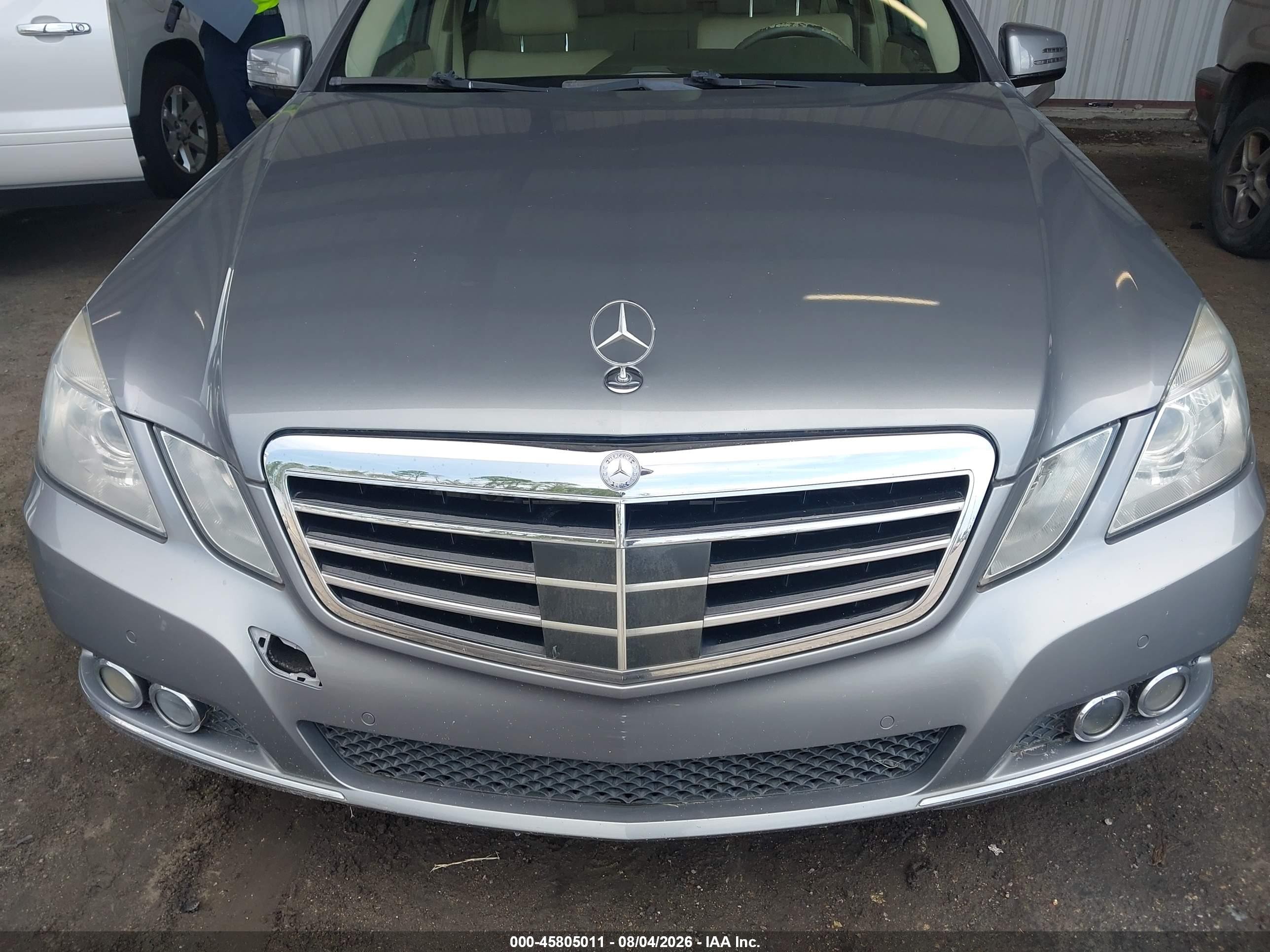 2011 Mercedes-benz E 350 Bluetec   Silver vin: WDDHF2EB7BA329580