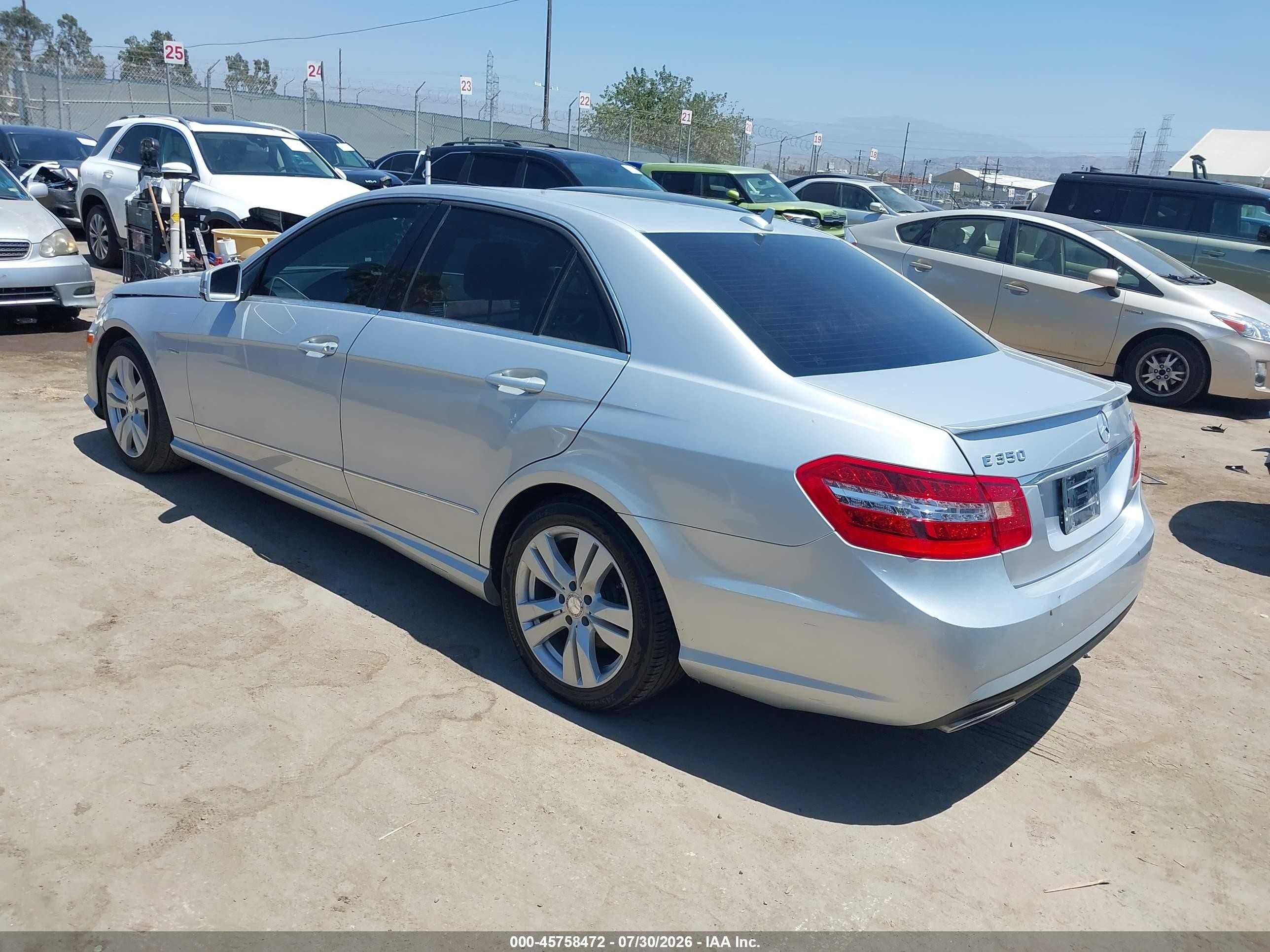2012 Mercedes-benz E 350 Bluetec   Silver vin: WDDHF2EB7CA575207