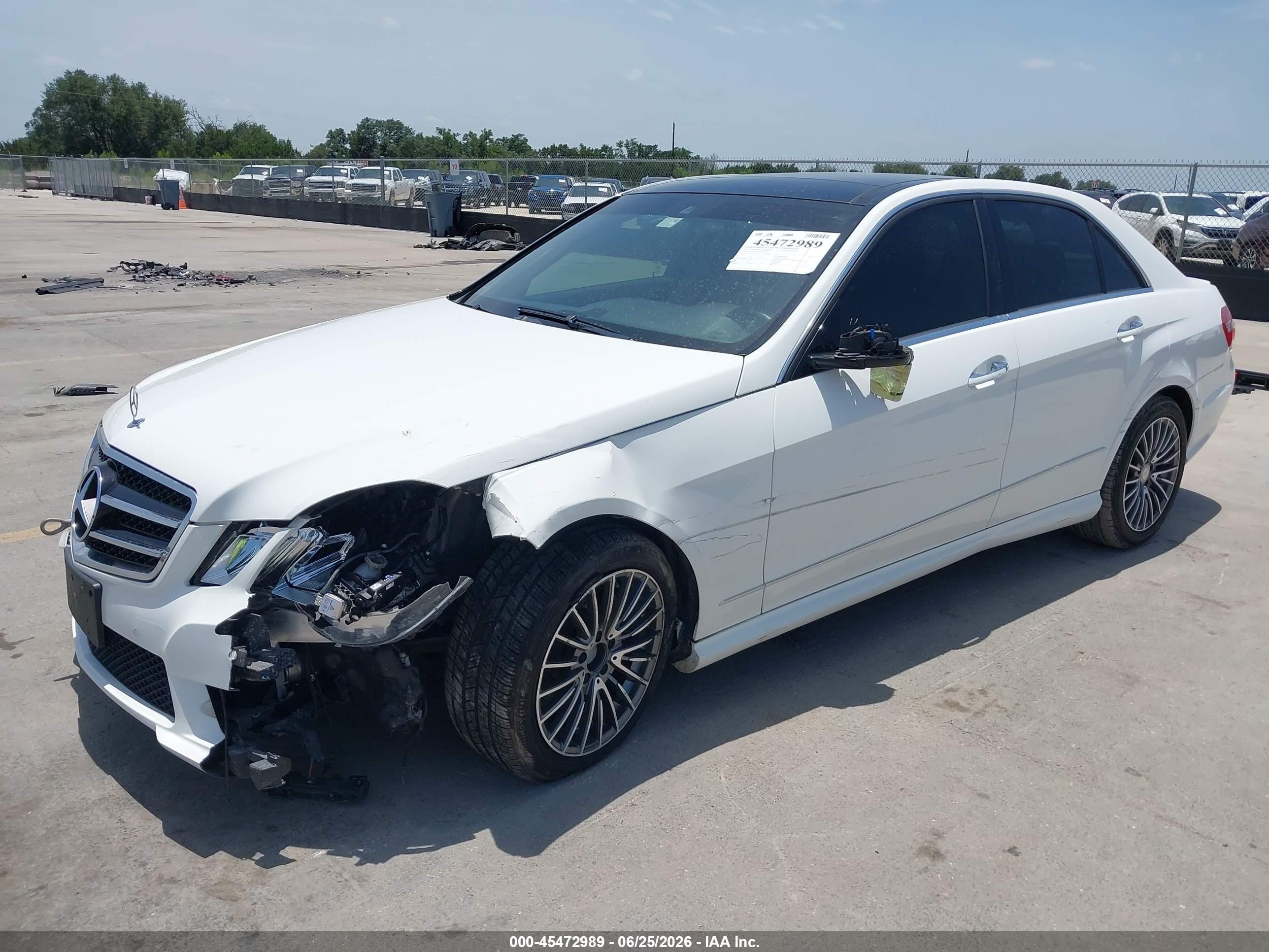 2013 Mercedes-benz E 350 Bluetec   White vin: WDDHF2EB7DA723969