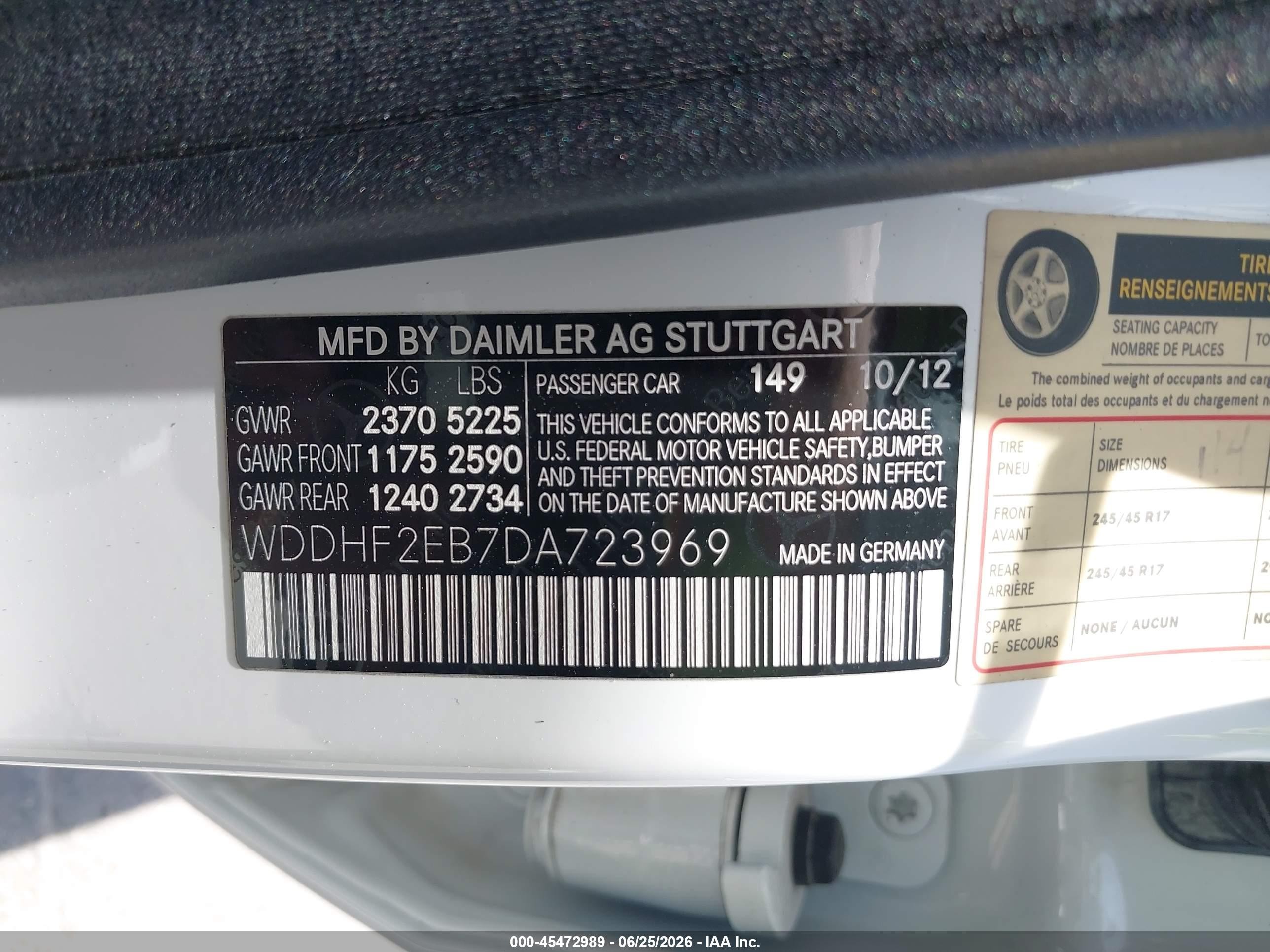 2013 Mercedes-benz E 350 Bluetec   White vin: WDDHF2EB7DA723969