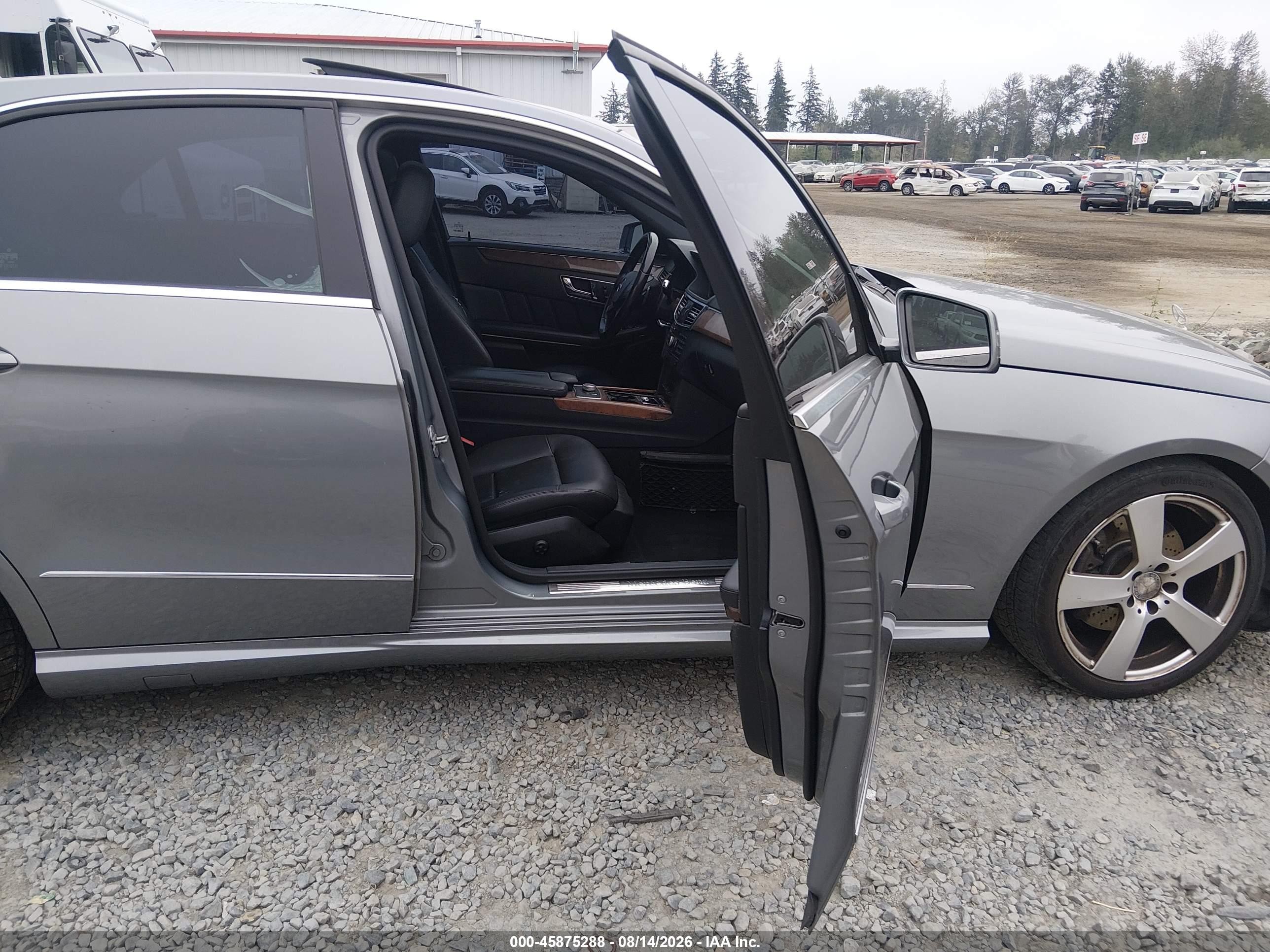 2011 Mercedes-benz E 350   Gray vin: WDDHF5GB0BA461384
