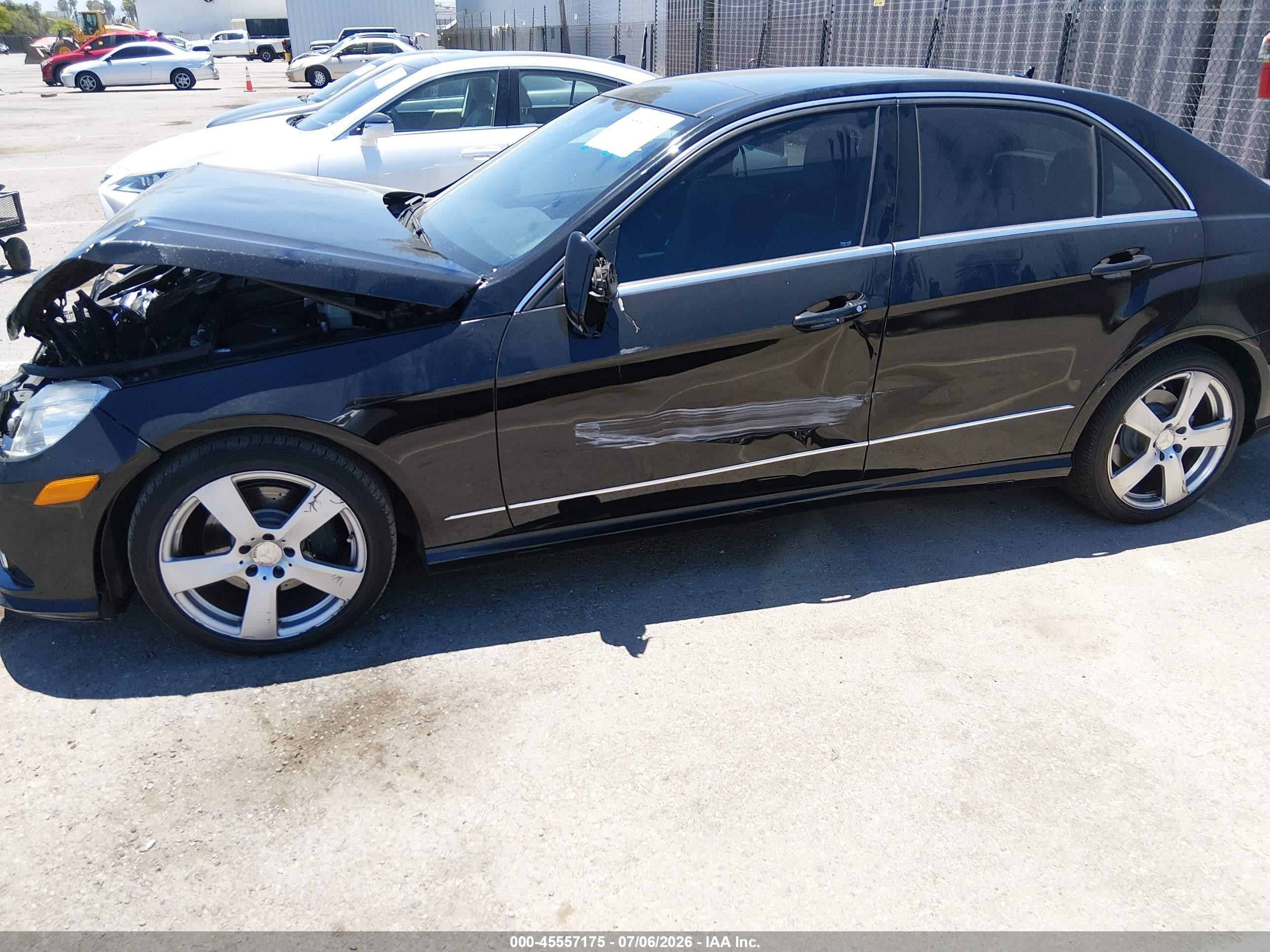 2010 Mercedes-benz E 350   Black vin: WDDHF5GB2AA068503