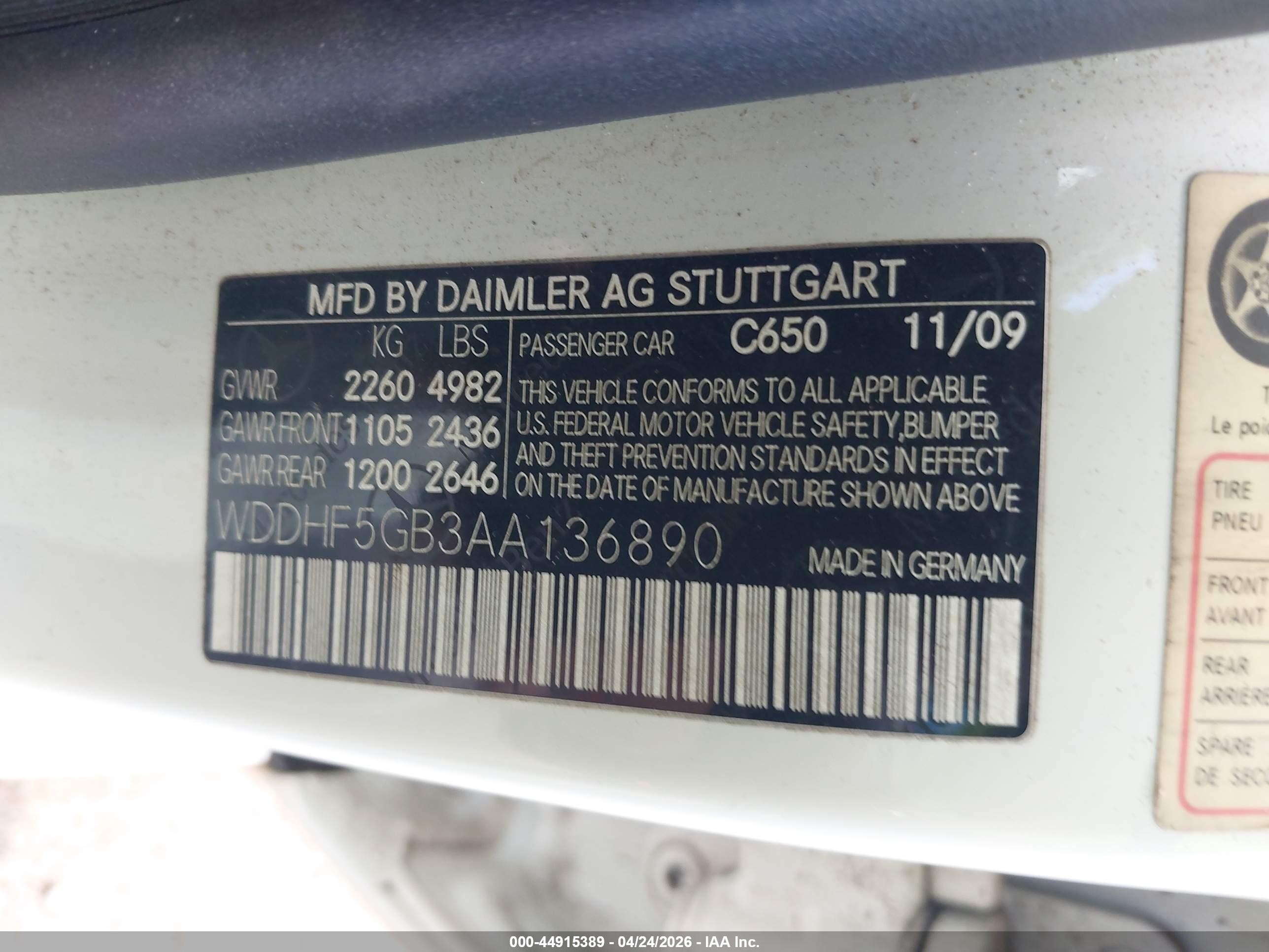 2010 Mercedes-benz E 350   Белый vin: WDDHF5GB3AA136890