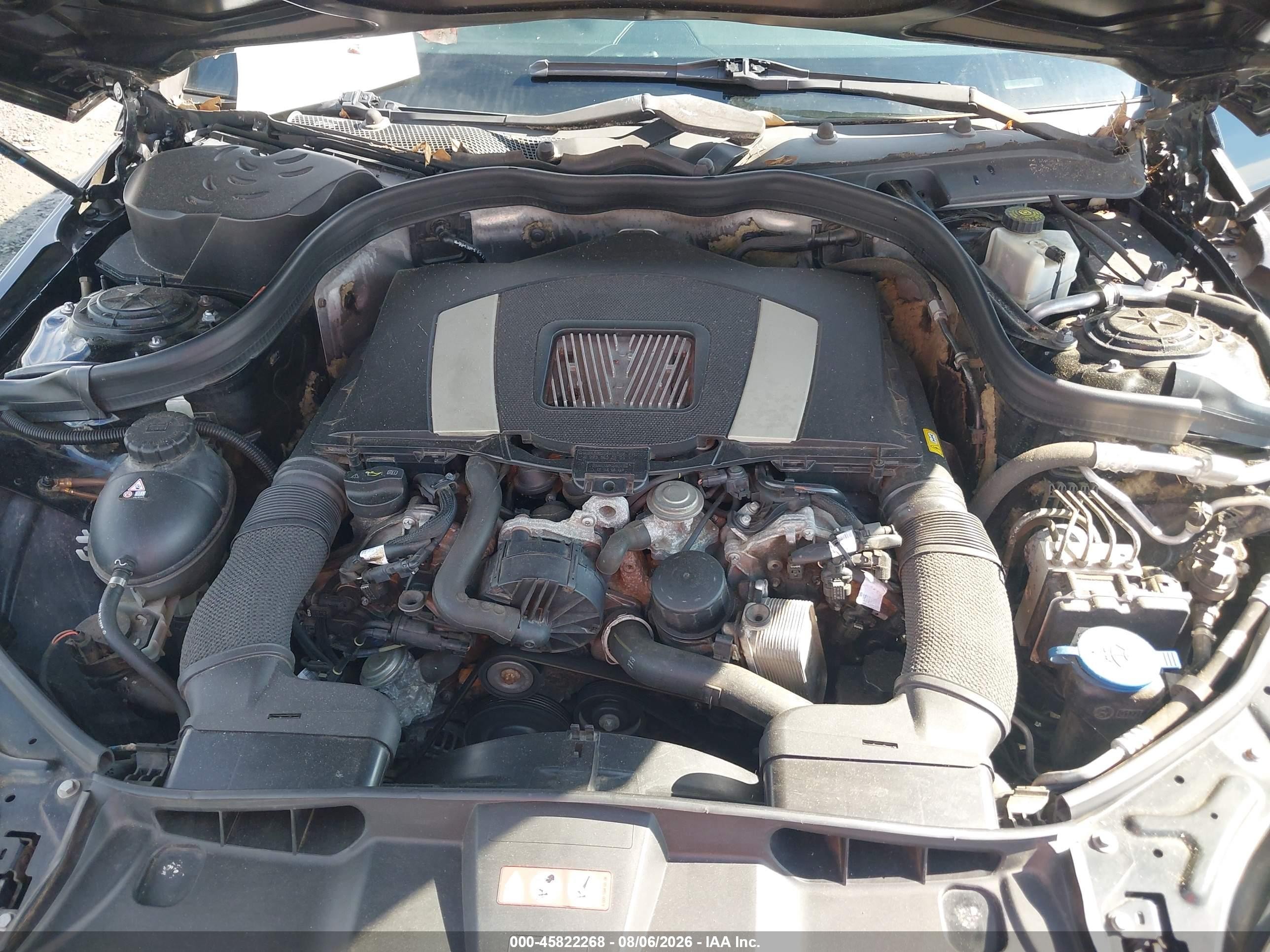 2010 Mercedes-benz E 350   Черный vin: WDDHF5GB4AA091961