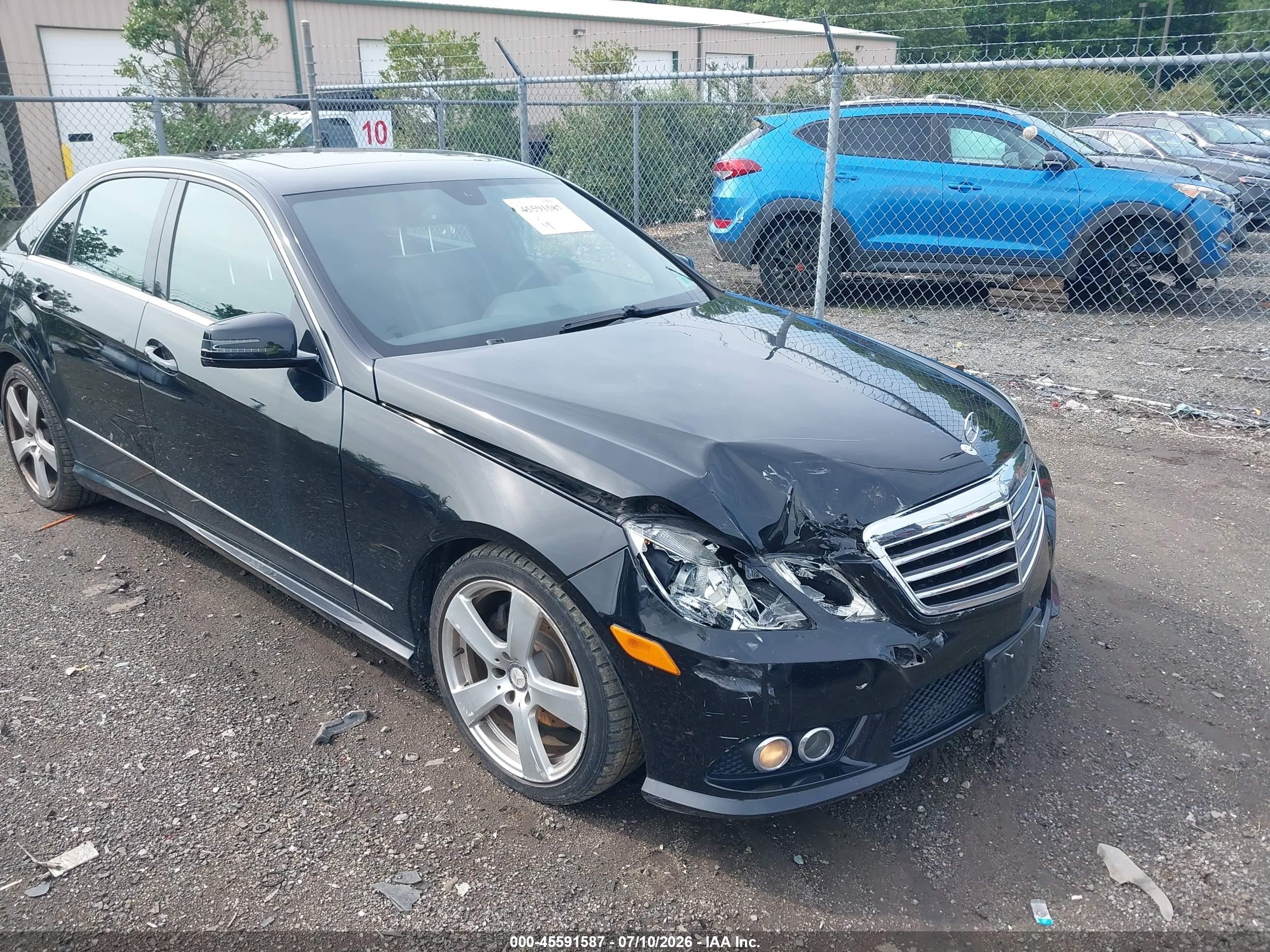 2010 Mercedes-benz E 350   Black vin: WDDHF5GB4AA241535