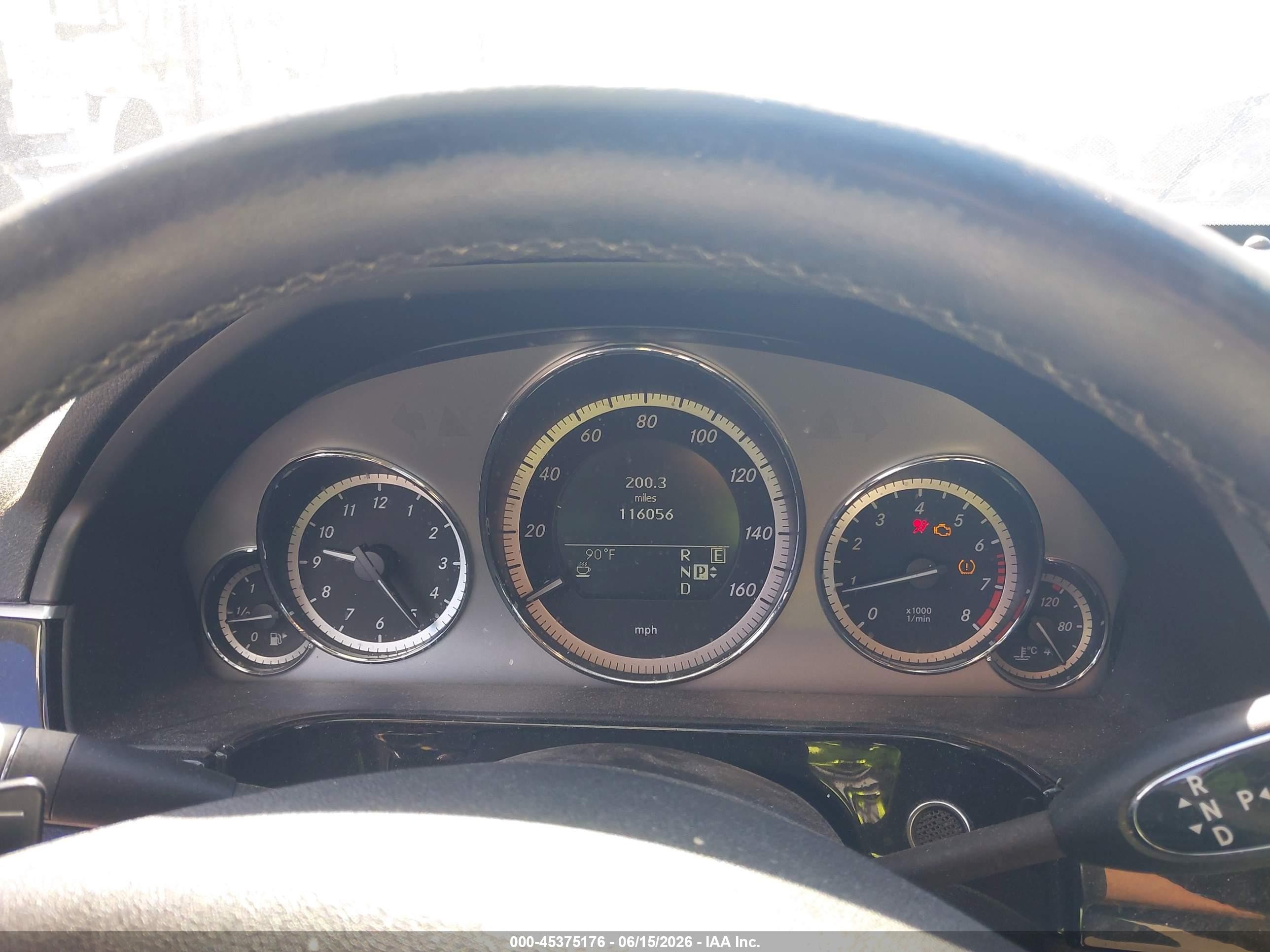 2011 Mercedes-benz E 350   Black vin: WDDHF5GBXBA397175