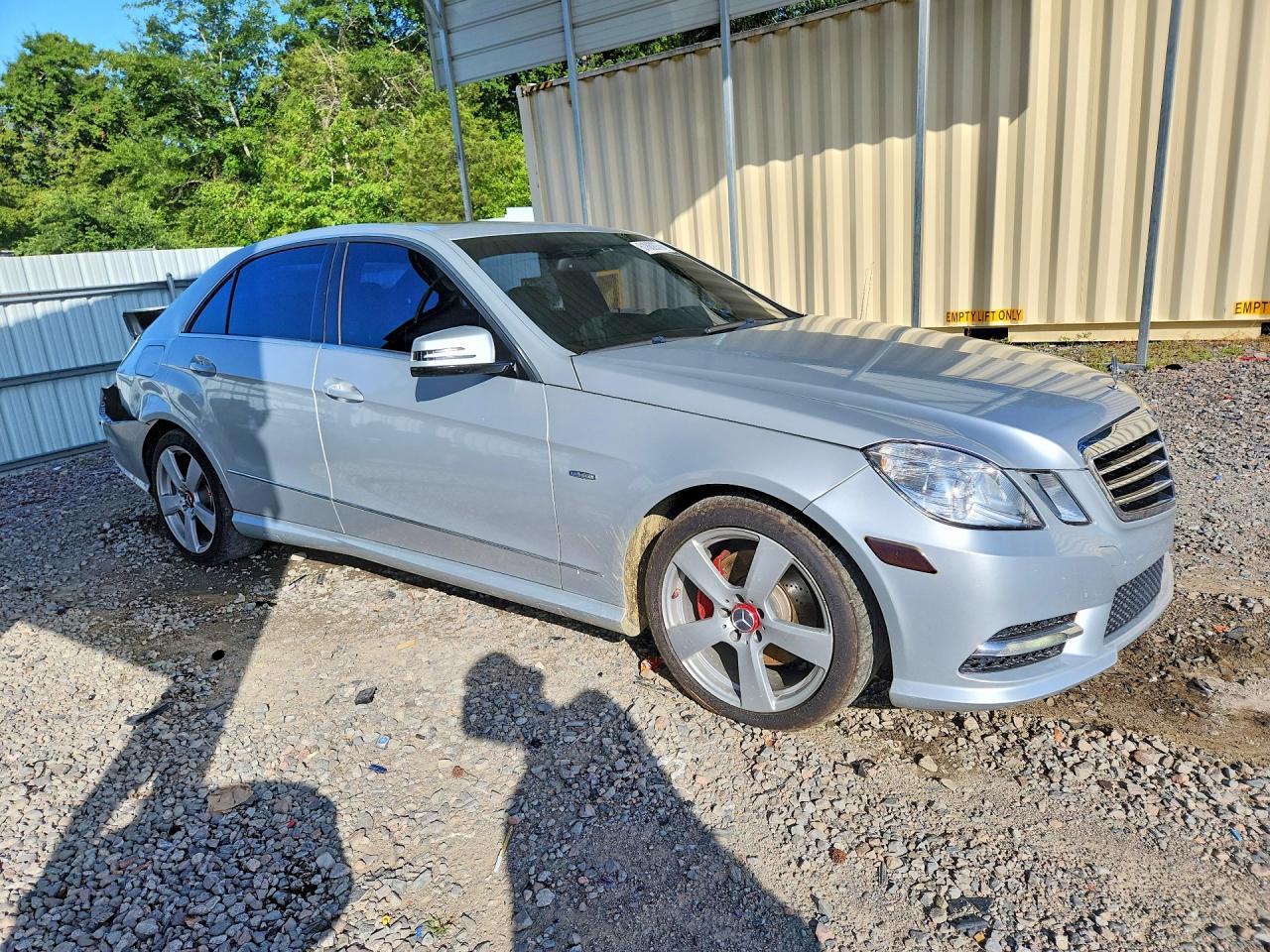2012 Mercedes-benz E 350 Silver vin: WDDHF5KB0CA588306