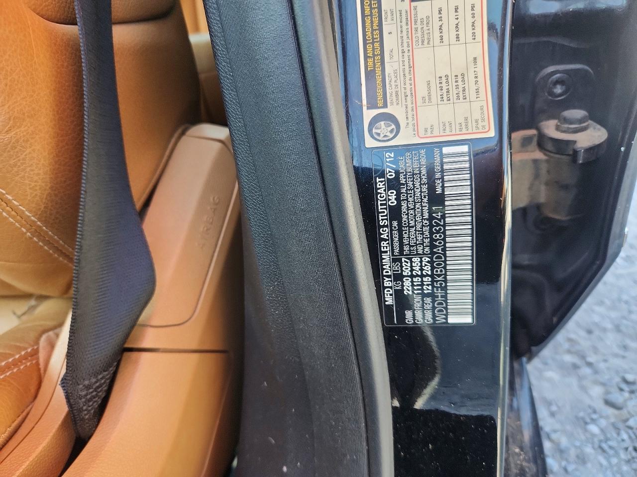 2013 Mercedes-benz E 350 Черный vin: WDDHF5KB0DA683241
