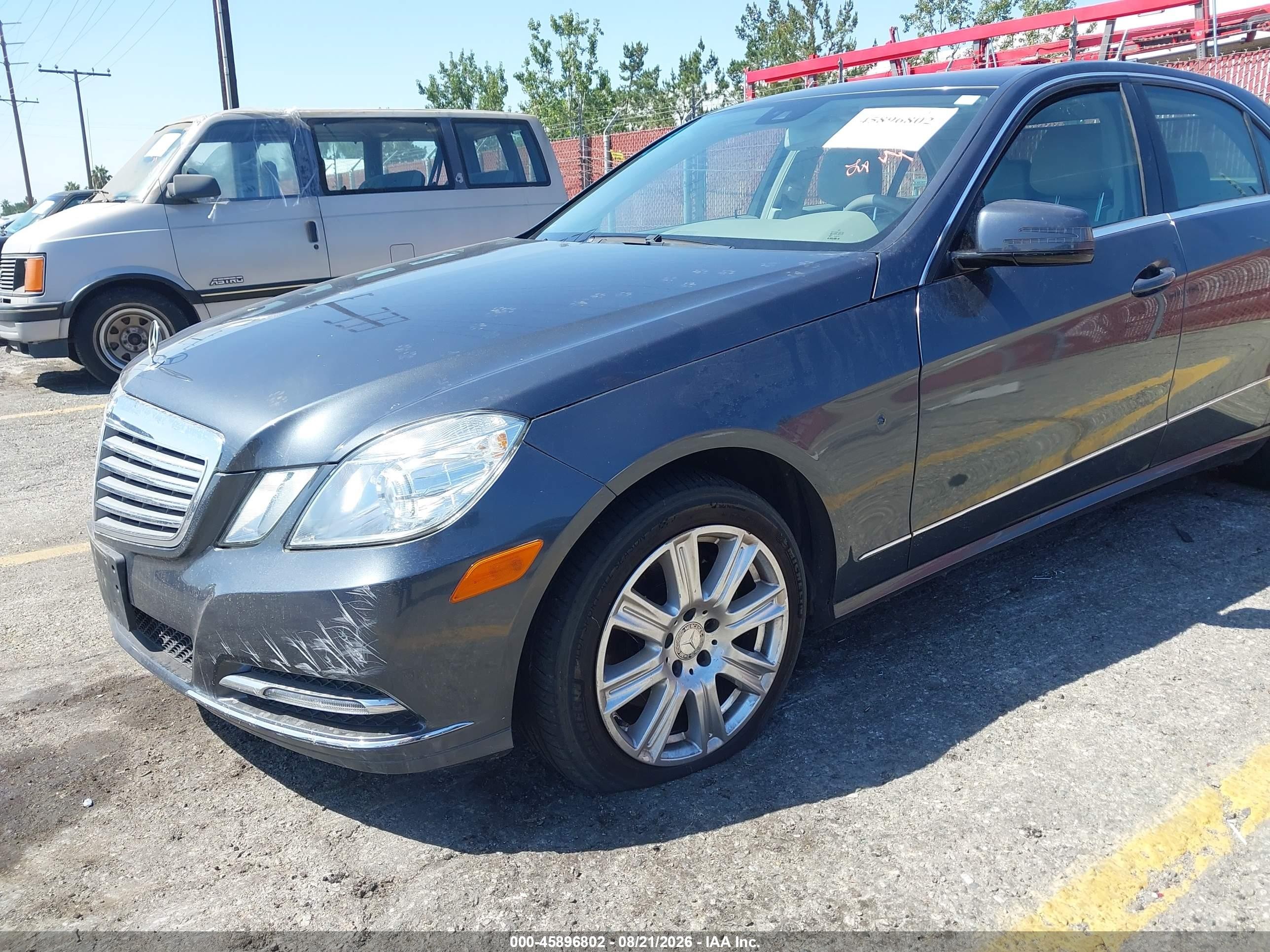 2013 Mercedes-benz E 350 Gray vin: WDDHF5KB0DA739209