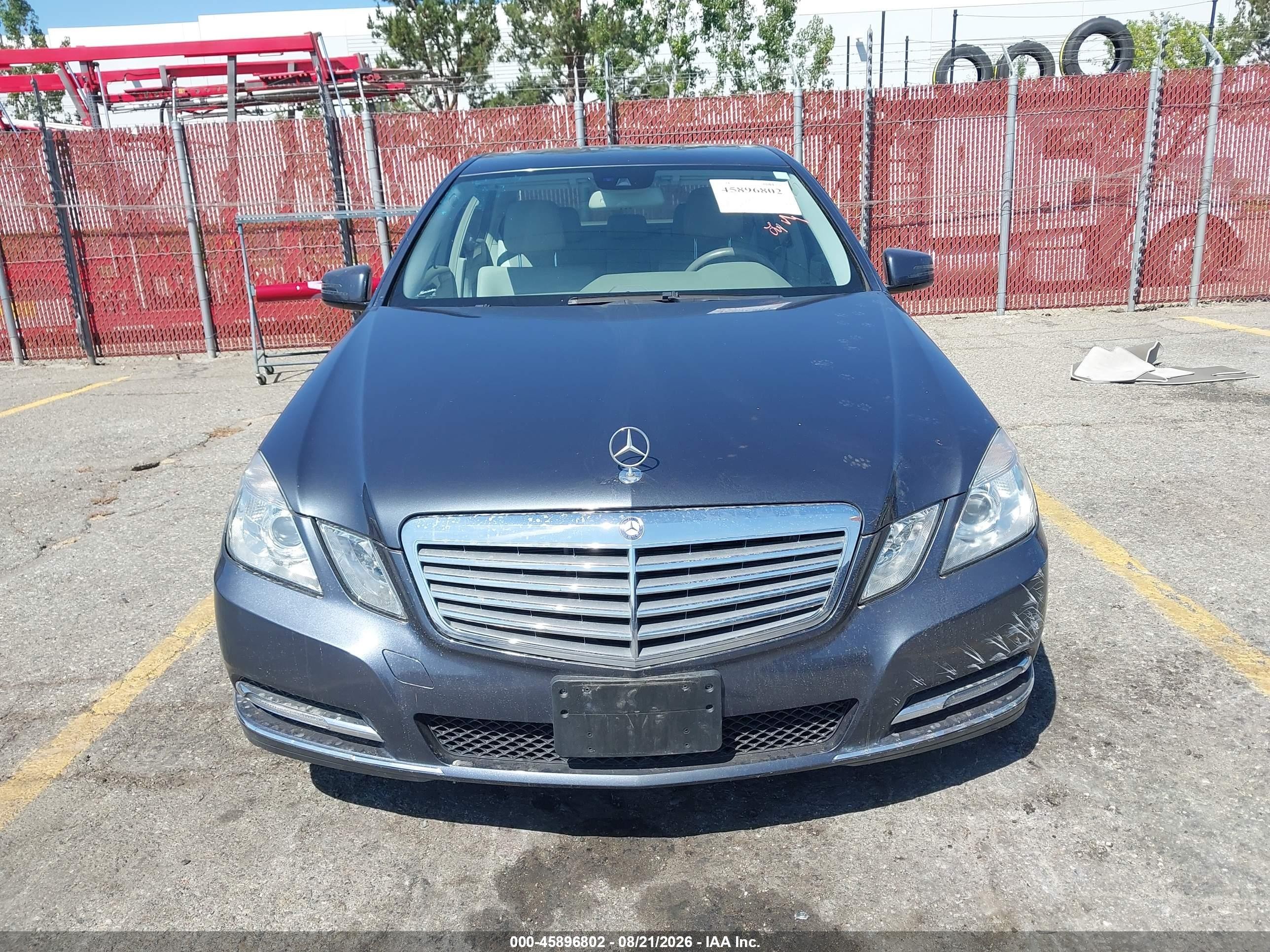 2013 Mercedes-benz E 350 Gray vin: WDDHF5KB0DA739209