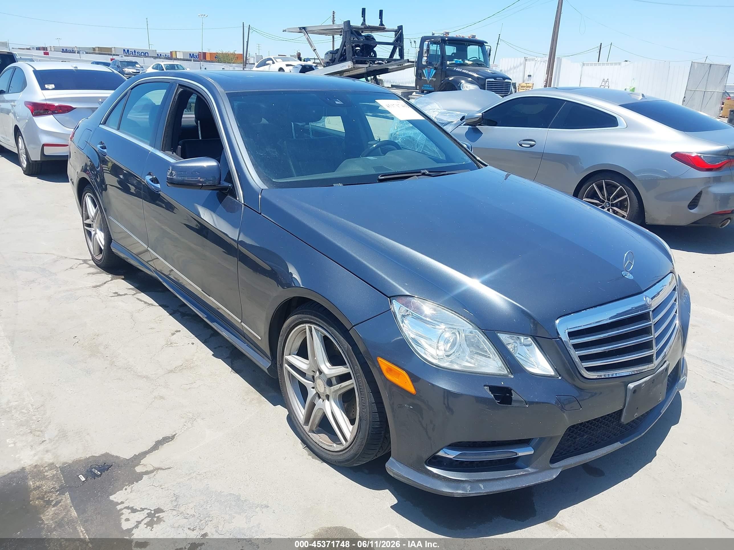 2013 Mercedes-benz E 350 Gray vin: WDDHF5KB0DA743695